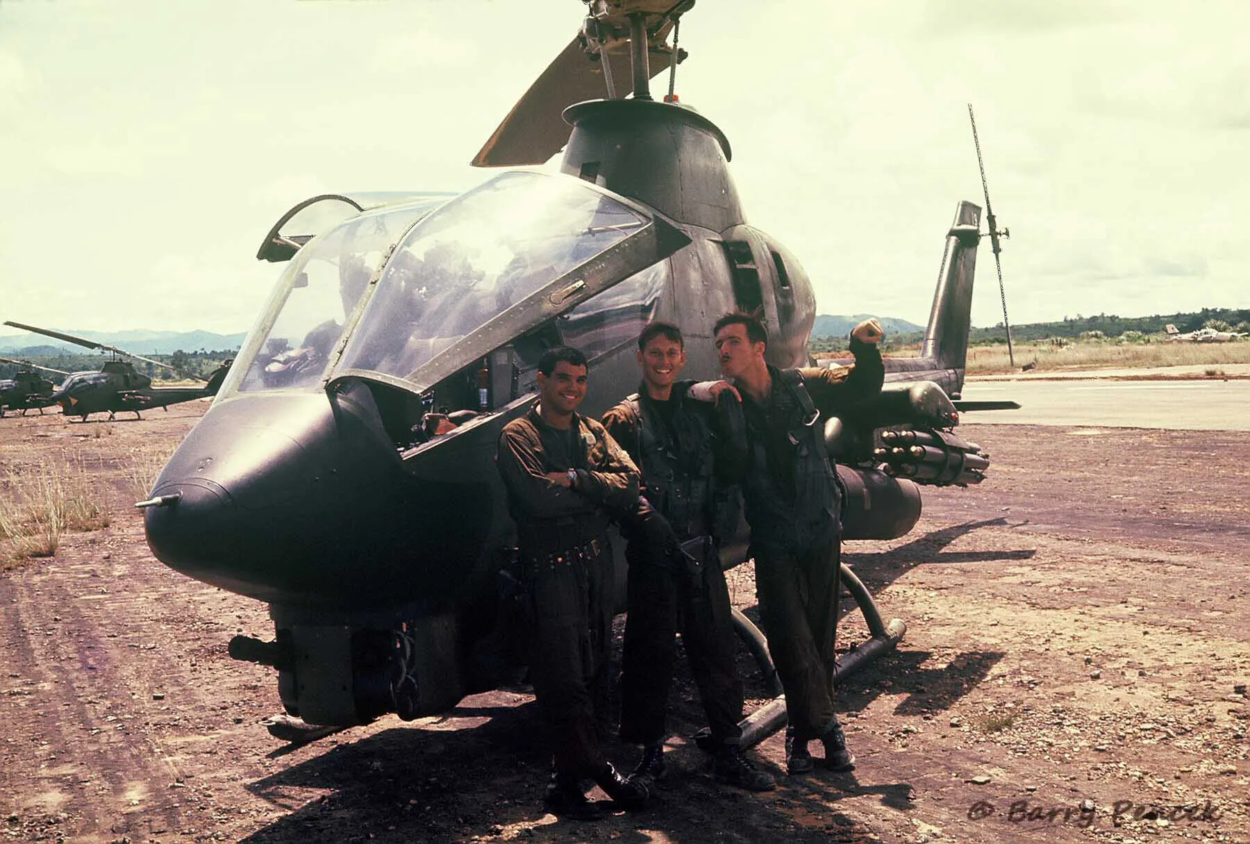 U.S. Army AH-1 Cobra Crew Portrait, Barry Pencek Collection, Vietnam War Era