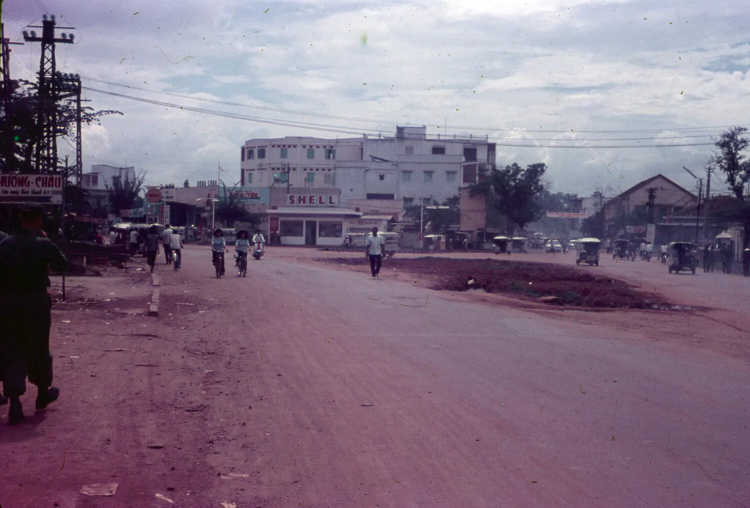 Street Scene Near Bien Hoa, South Vietnam, 1965, 3rd Tactical Fighter Wing Collection