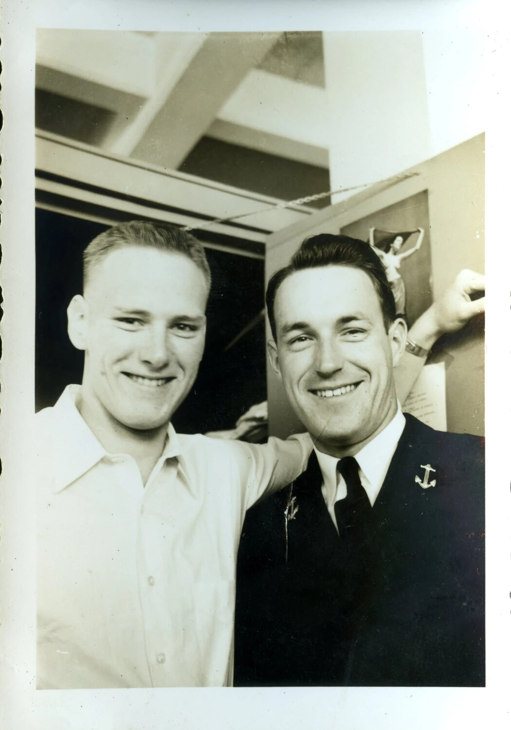 Two Naval Aviation Cadets/Officers, NAS Pensacola, Florida, April 1949