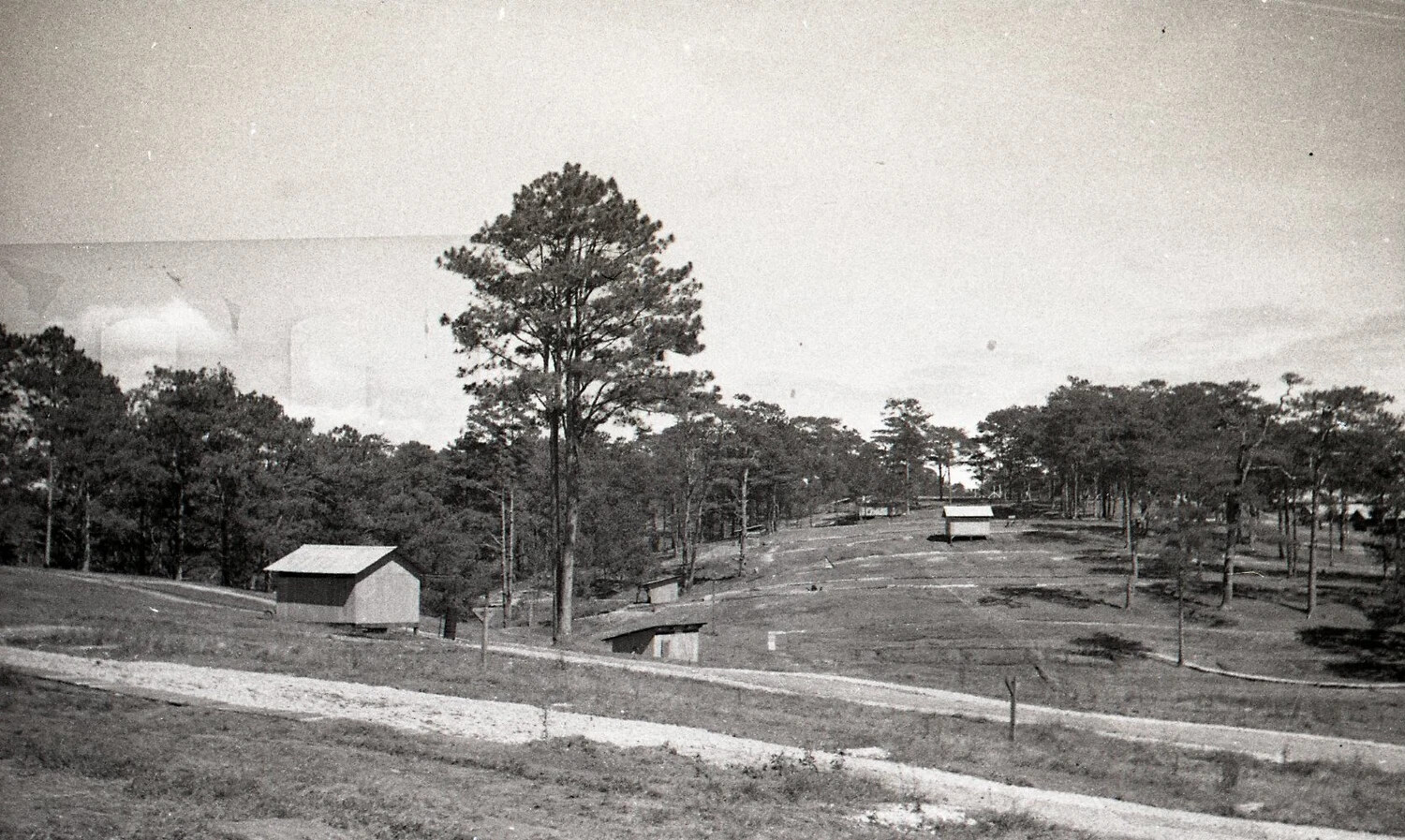 General View of Camp Grounds with Outbuildings, Camp John Hay, Baguio, Philippines