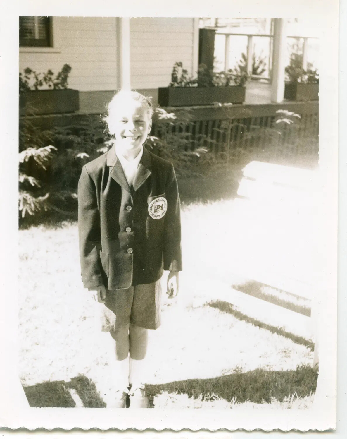Portrait of a Young Girl in Camp Blazer, Mid-20th Century (Misfiled Personal Photograph)