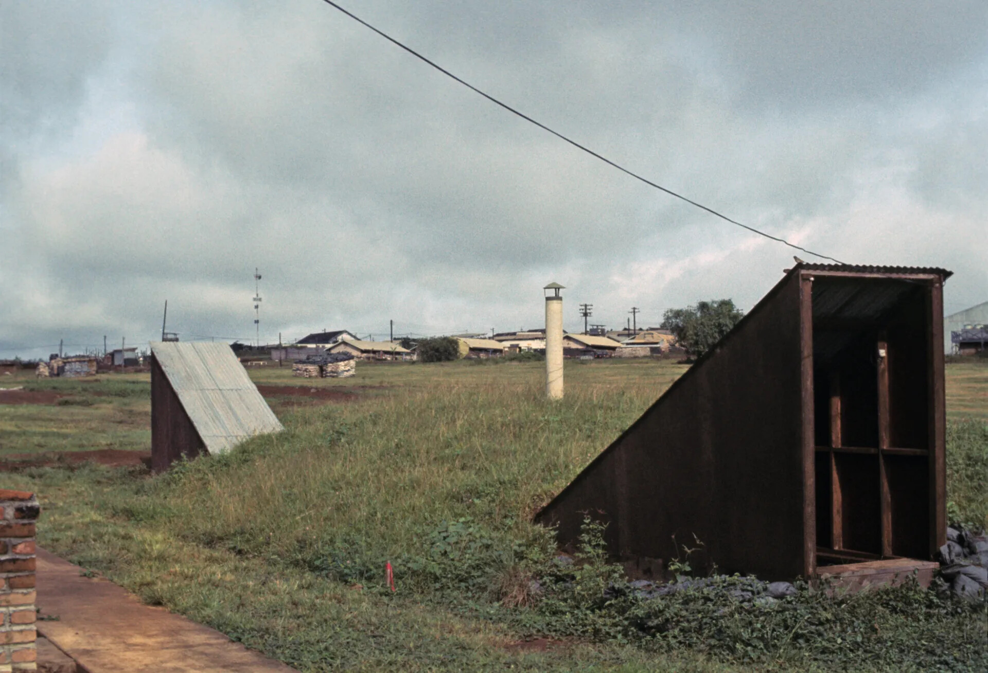 Personnel Blast Shelters and Base Infrastructure, Vietnam War-Era Air Base, 1969