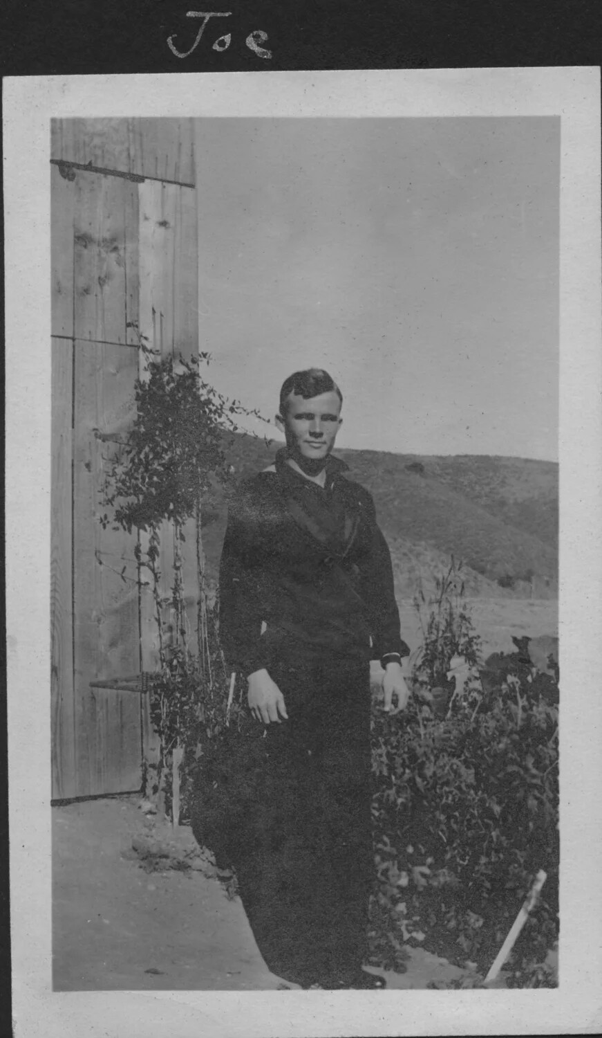 Sailor 'Joe' at Mare Island Naval Shipyard, 1917