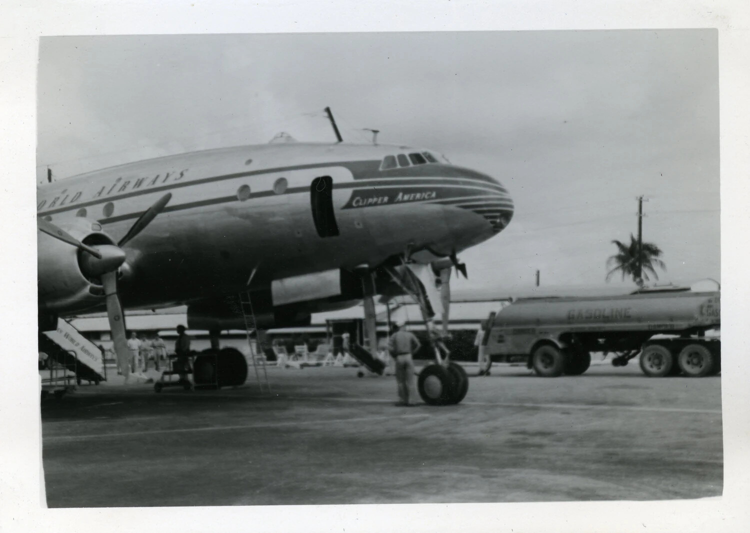 Lockheed Constellation 'Clipper America' of World Airways, Agana, Guam