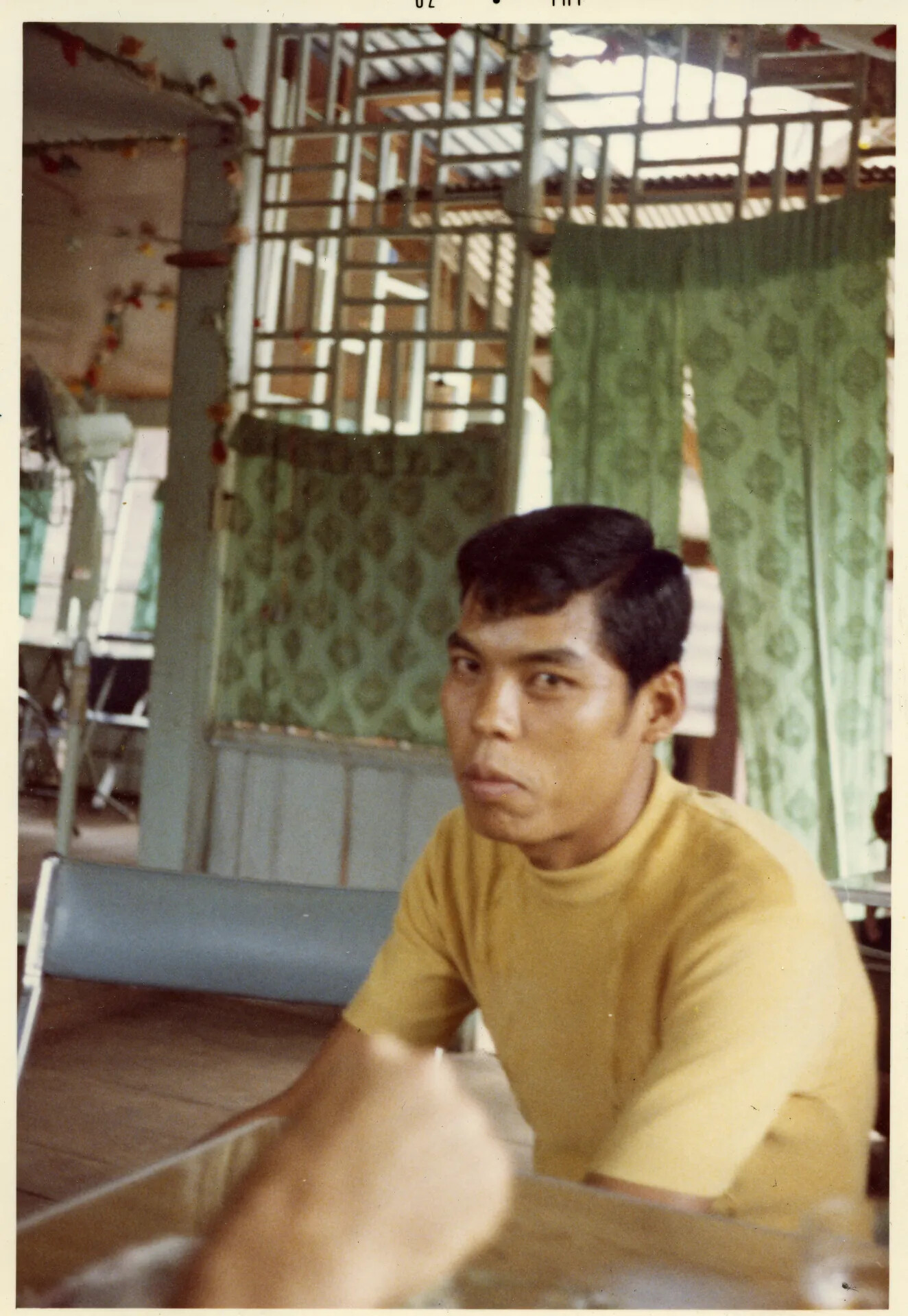 Portrait of Thai Man at Restaurant/Club, NKP Area, 1970