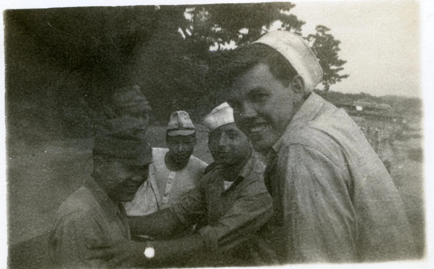 Group of U.S. Navy Sailors, Occupied Japan
