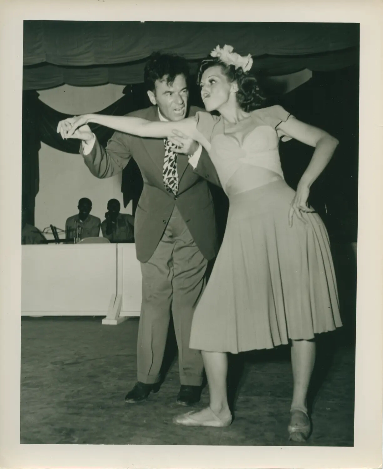 Dance Performance at Shipboard/Base Entertainment Event - USS Petrof Bay (CVE-80) Collection
