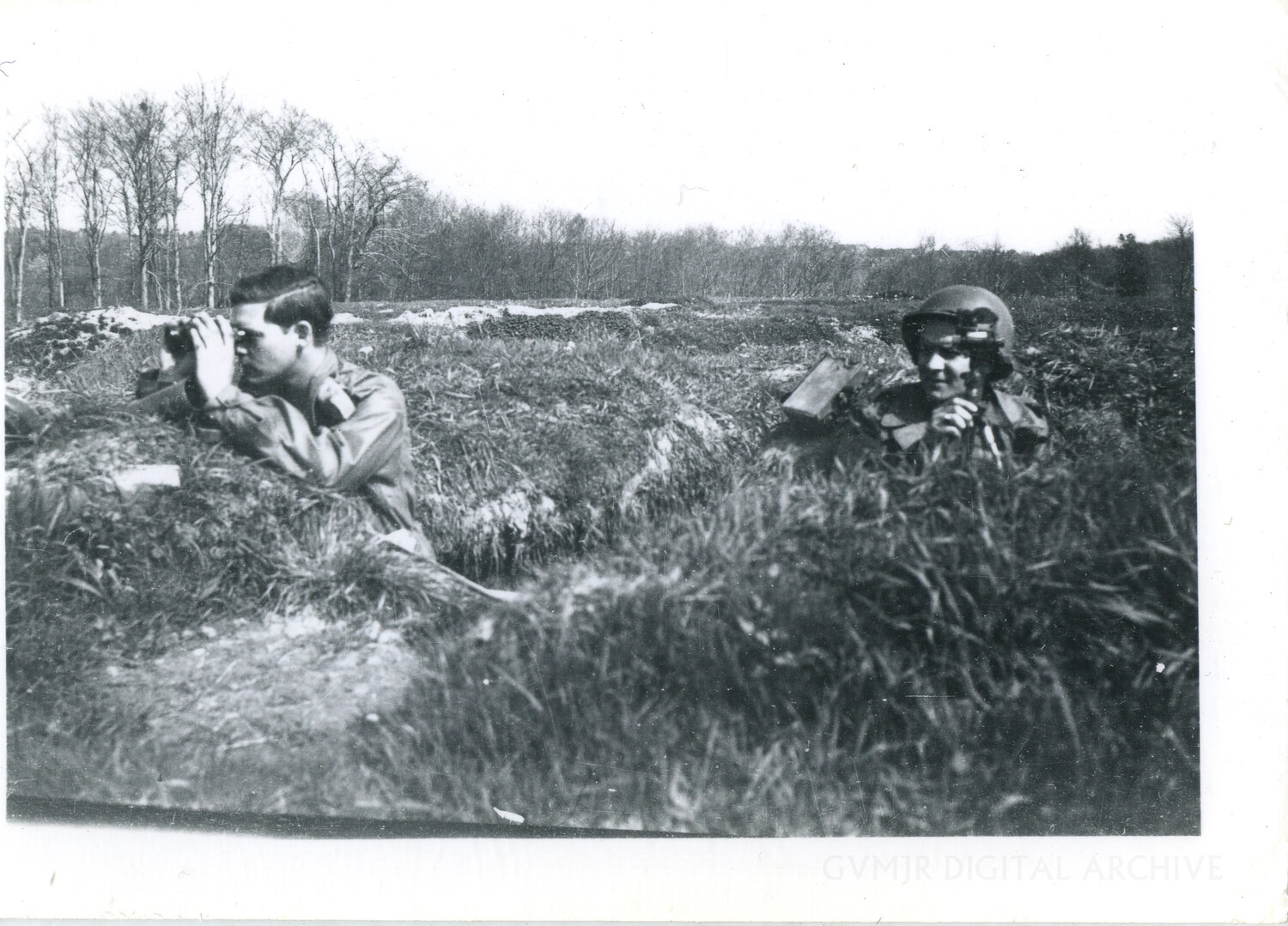 Paratroopers Manning a Forward Observation Position, European Theater of Operations