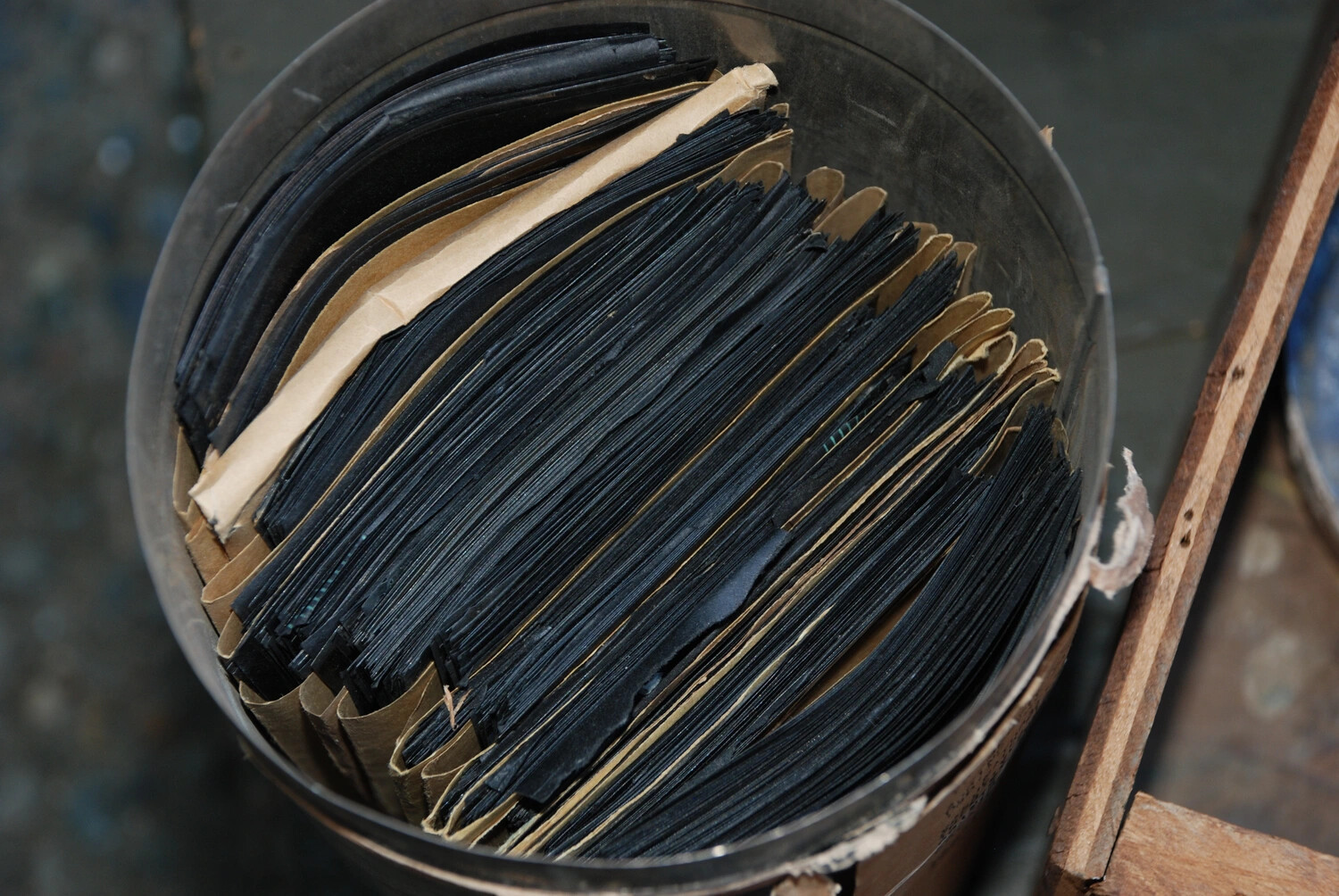Archival Storage Container of Negative/Slide Sleeves, Kotec China-Burma Collection