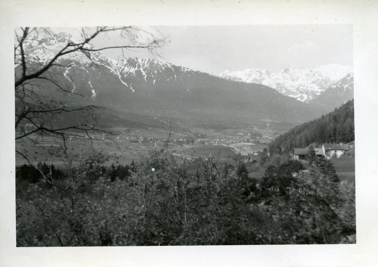 Alpine Valley Landscape, Austria/Southern Germany, WWII Era
