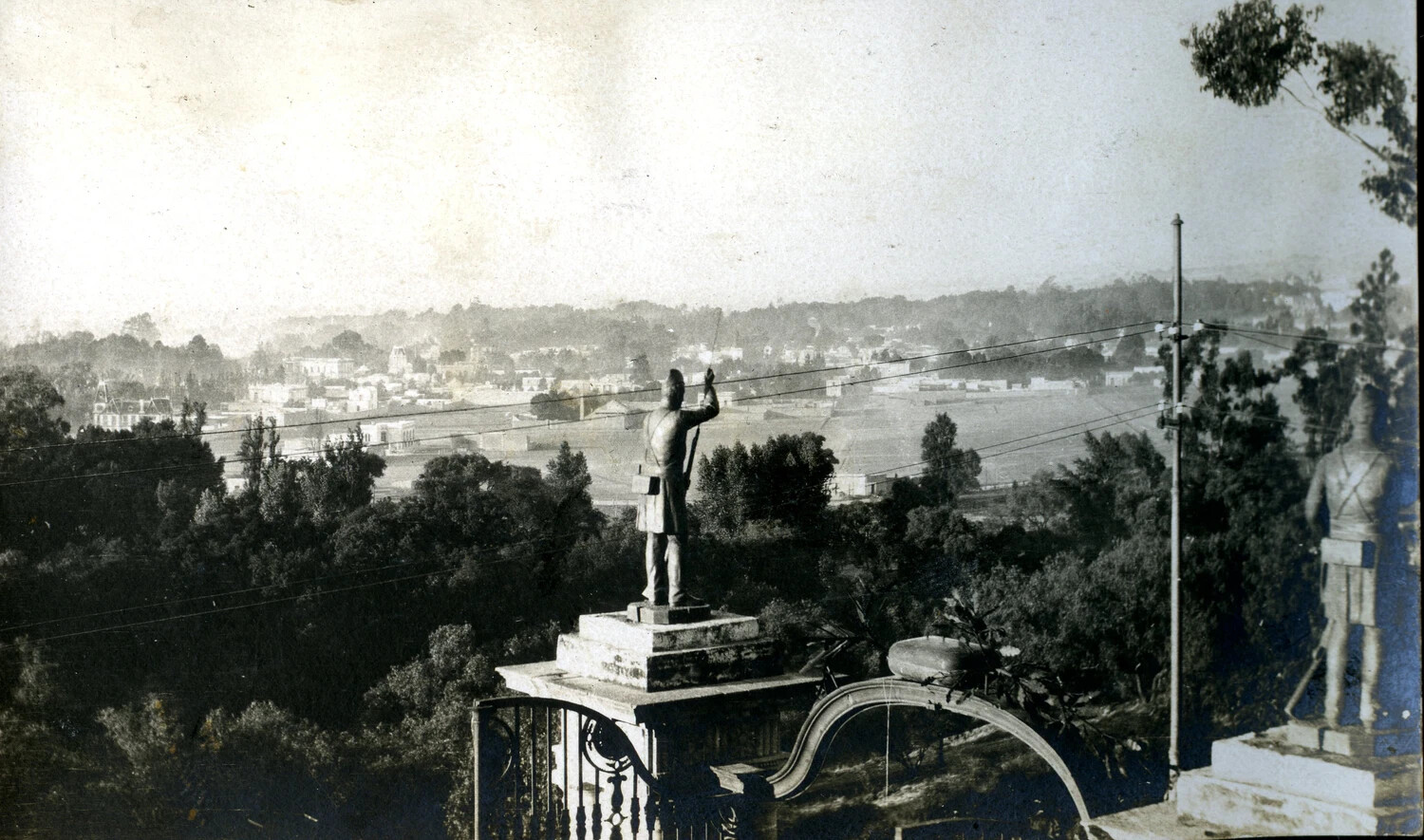 View Over the Valley of Mexico from the Second Story of Chapultepec Castle