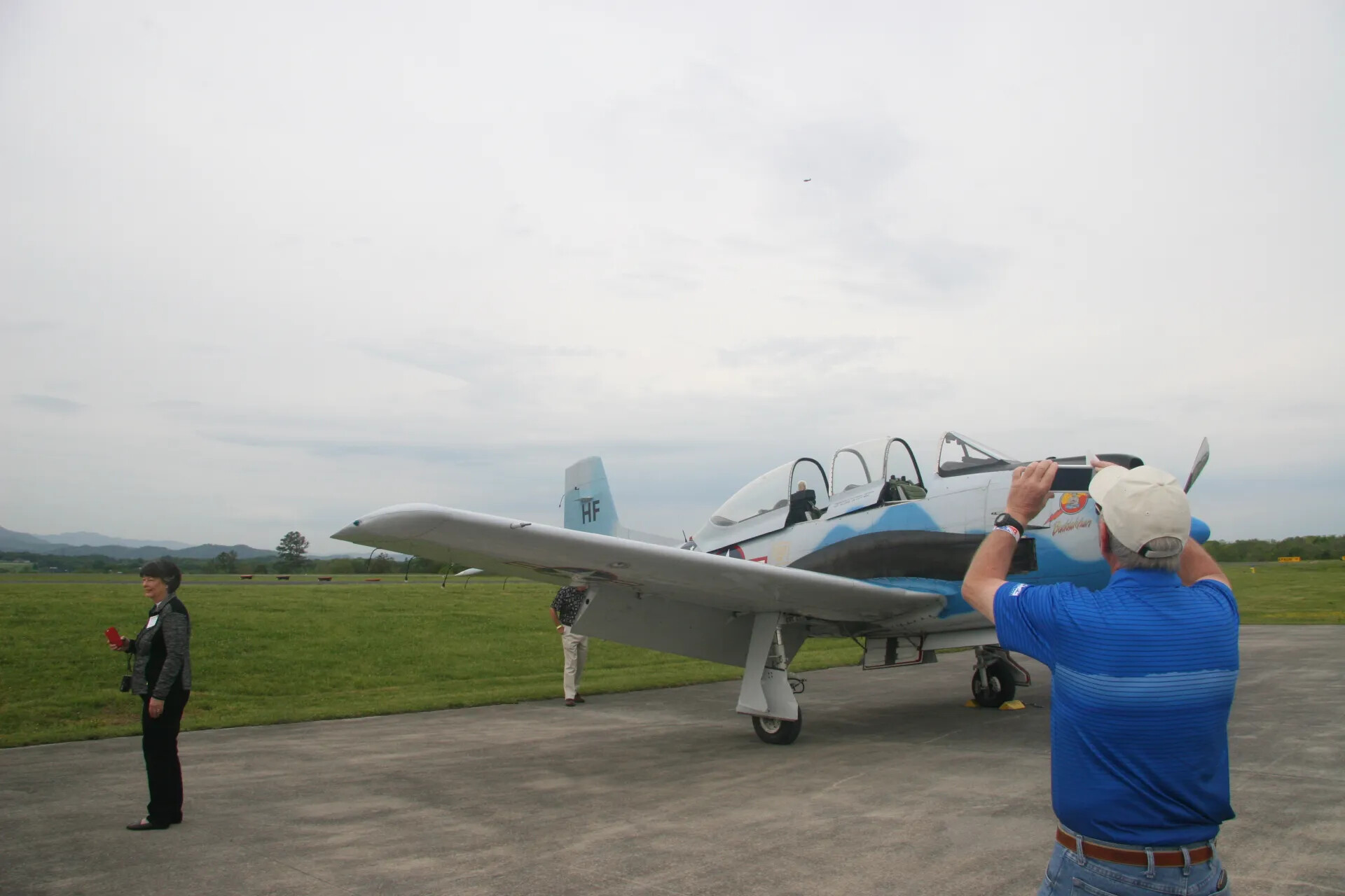 Restored T-28 Trojan on Display at 2016 Operation Tailwind Reunion