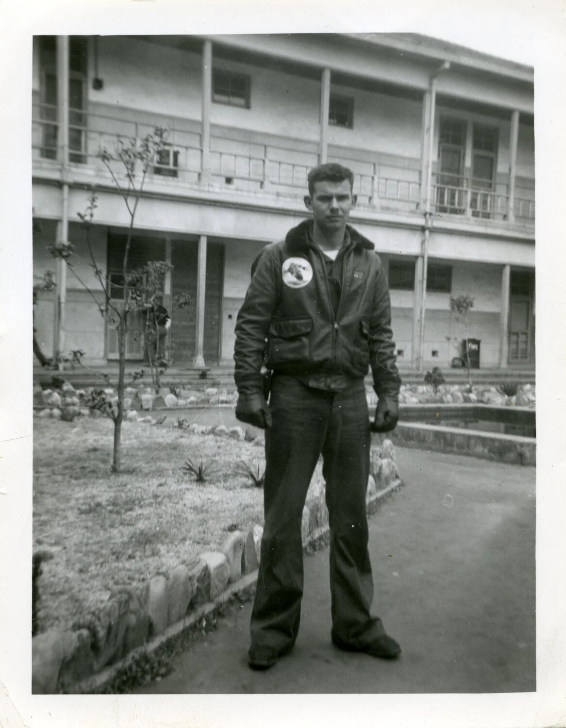 Airman in Flight Jacket, Korean War Era, Joseph Smith/Lt. Bancroft Collection