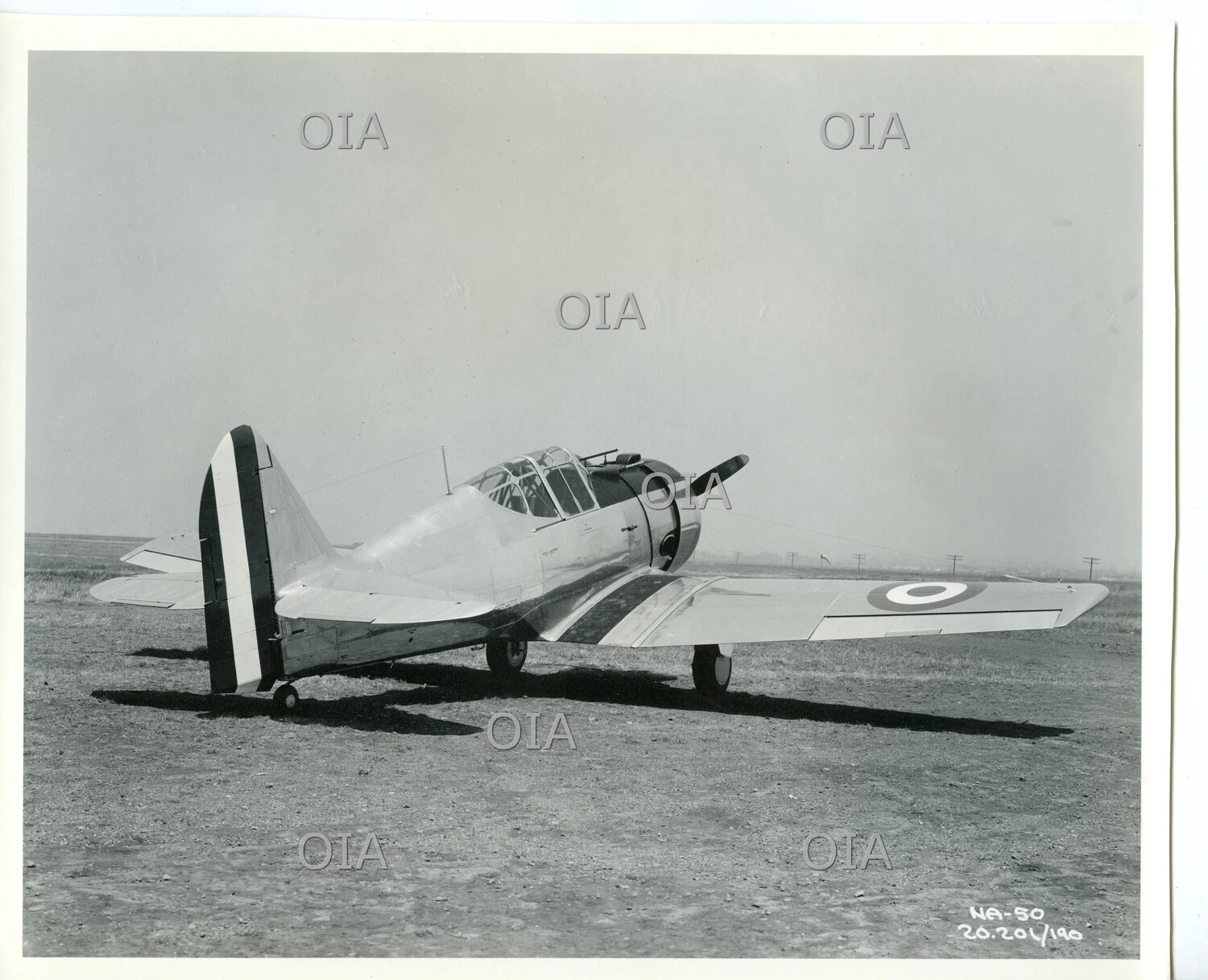 North American NA-50 Export Fighter Prototype/Production Aircraft, Foreign Roundel Markings