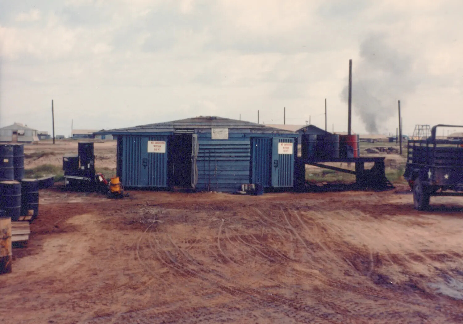 Fuel Point / Utility Shed, U.S. Base Camp, Cu Chi, South Vietnam, 1967