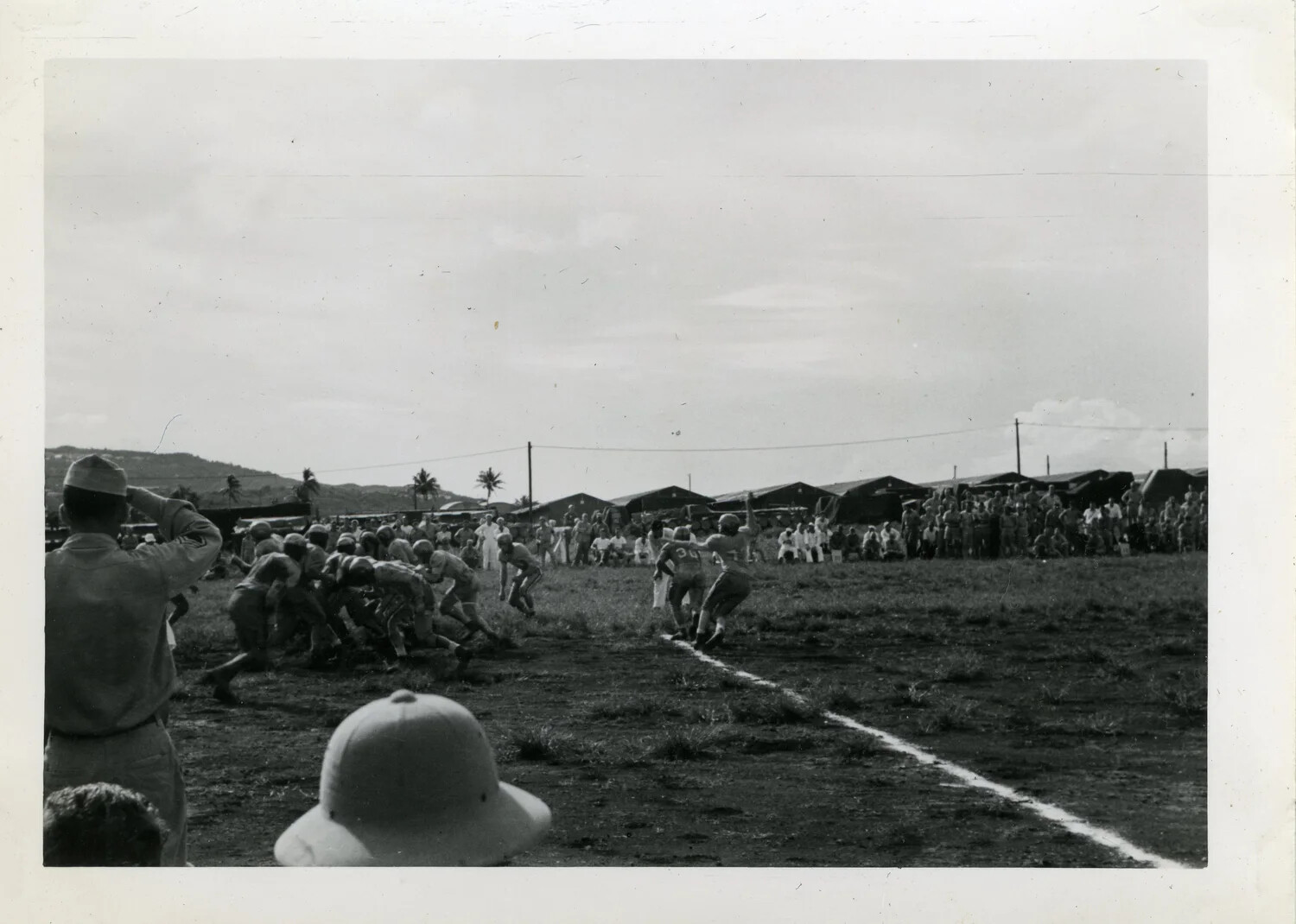 American Football Game at Military Installation, Guam, VR-6 Squadron Album