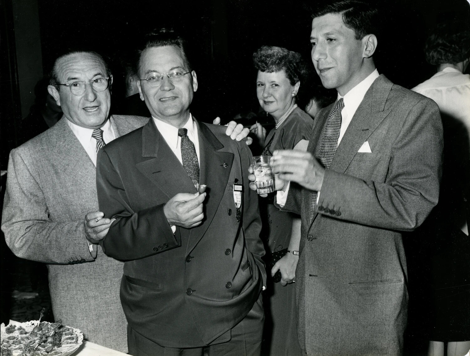 Guests at a Reception, General Wainwright Commemorative Album, 1949