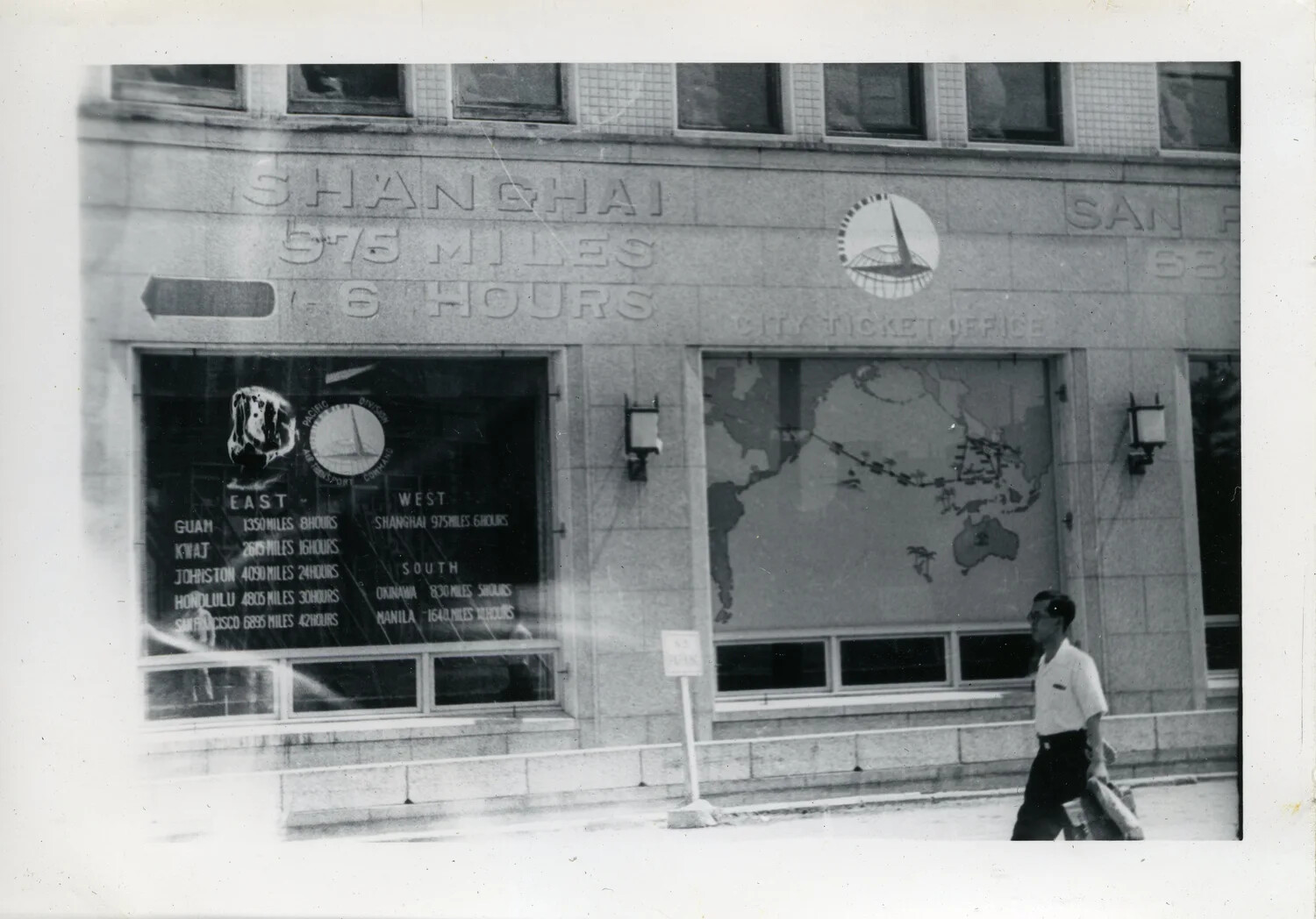Pan American Airways Pacific Division City Ticket Office, Tokyo, Postwar Era