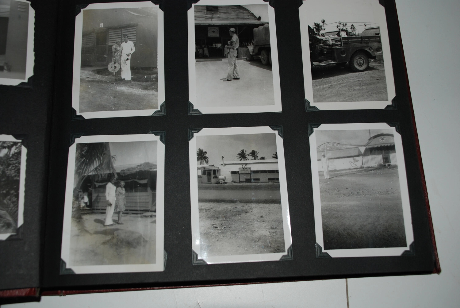 Photo Album Page: Naval Air Transport Squadron VR-6 Personnel and Facilities, Naval Air Station Agana, Guam