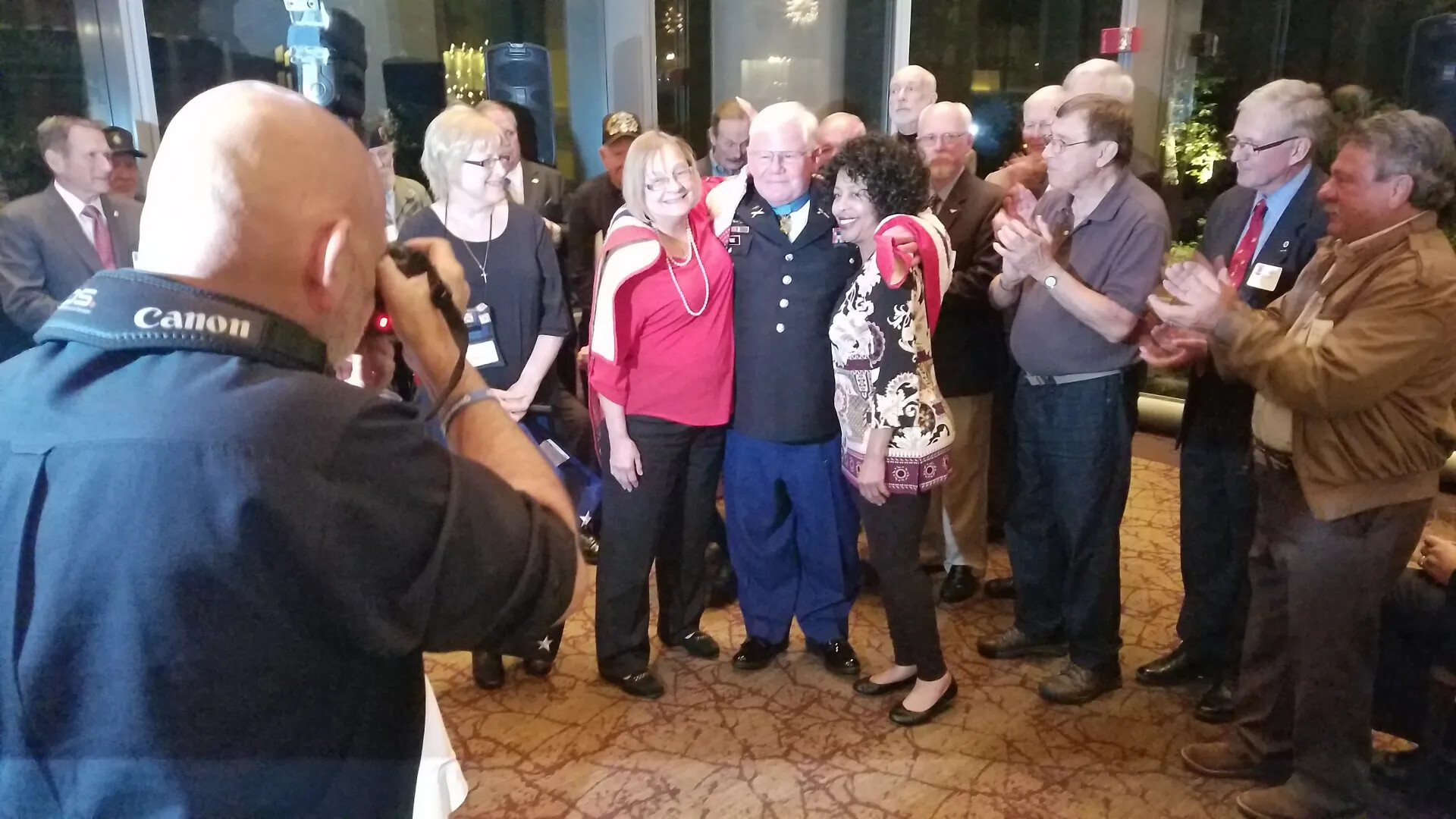 Gary M. 'Mike' Rose Medal of Honor Reception, October 23, 2017 — Don Engebretsen Cell Phone Photos