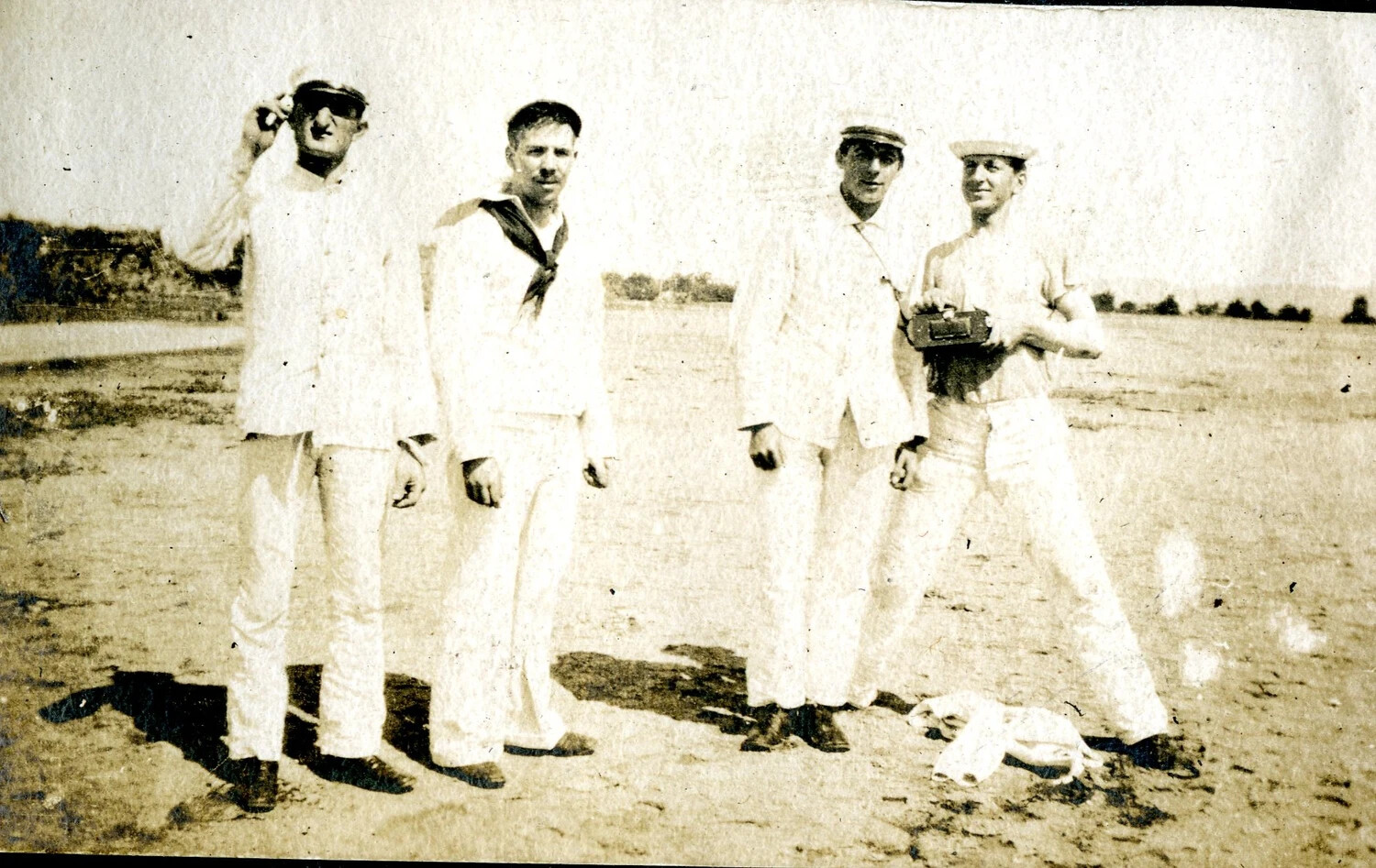 Sailors and Companions Ashore, USS Columbia Cruise Album