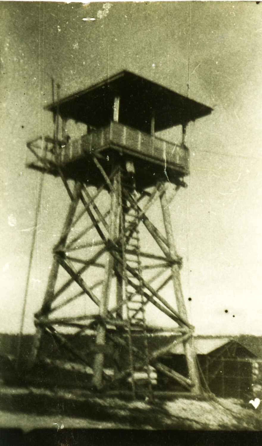 Wooden Observation Tower, Pacific Theater, World War II