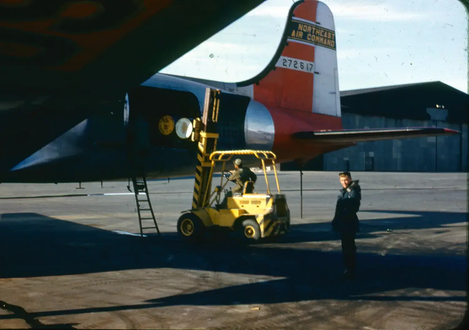 USAF Northeast Air Command Transport Aircraft at Thule Air Base, Greenland, c. 1950-1955