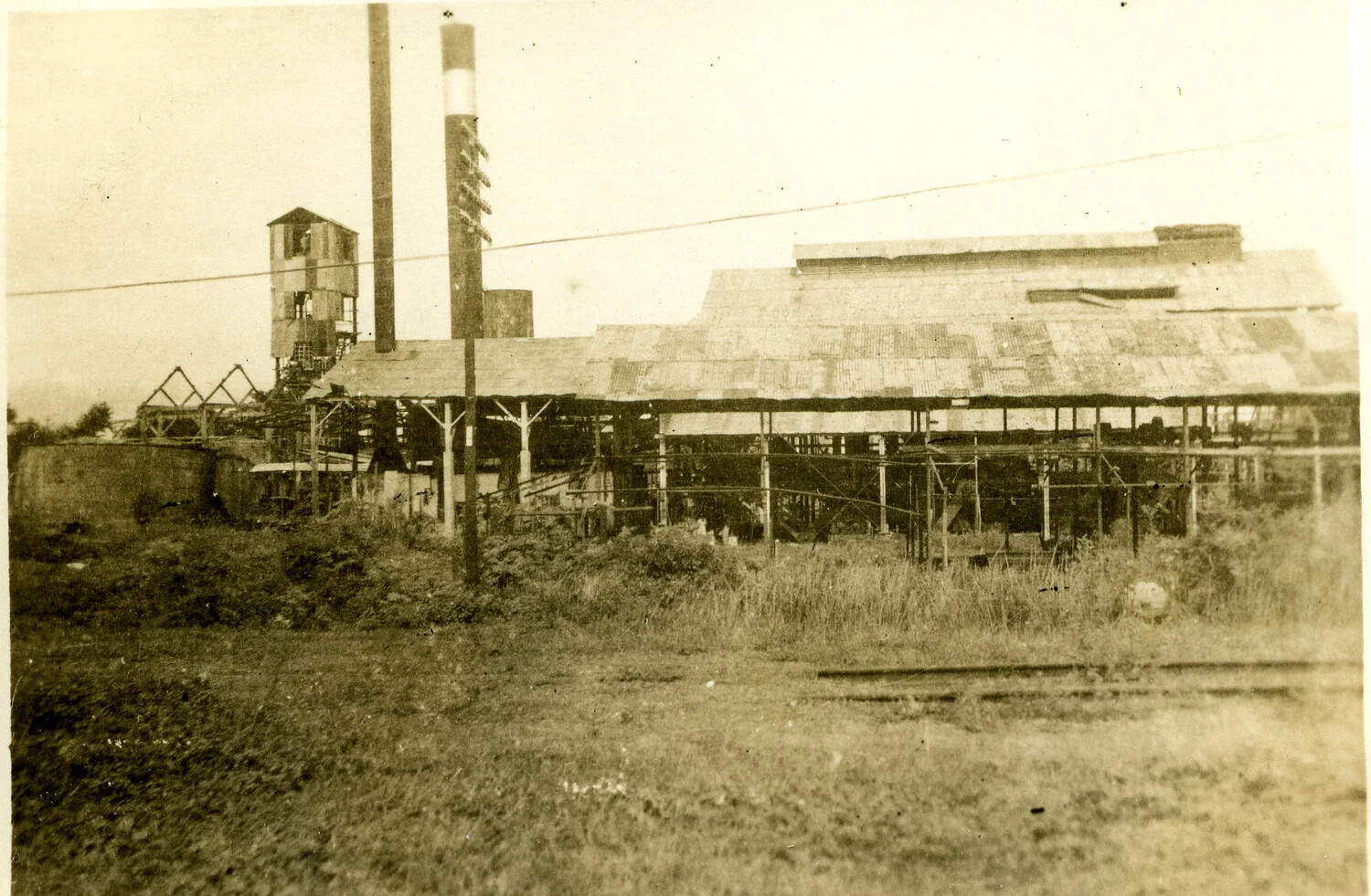 Industrial Mill Complex with Smokestacks, Philippines