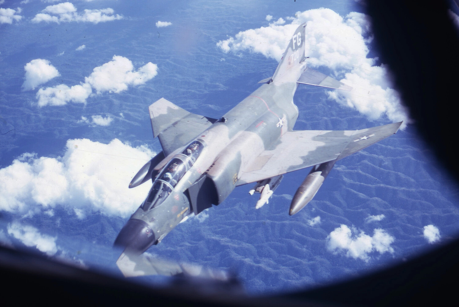 USAF F-4 Phantom II (Tail Code FG) Approaching for Aerial Refueling, Southeast Asia