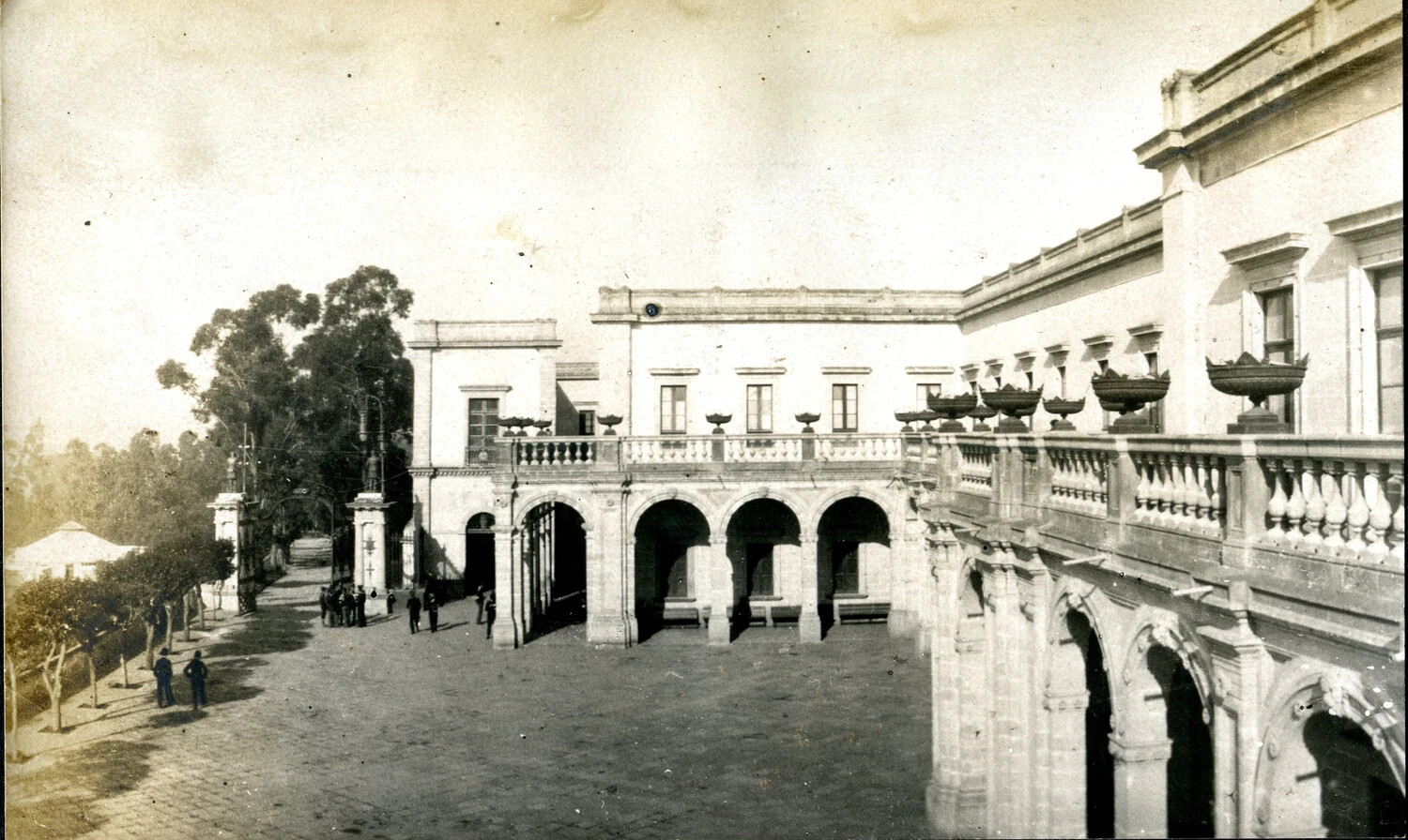 Front Courtyard of Chapultepec Castle, Mexico City