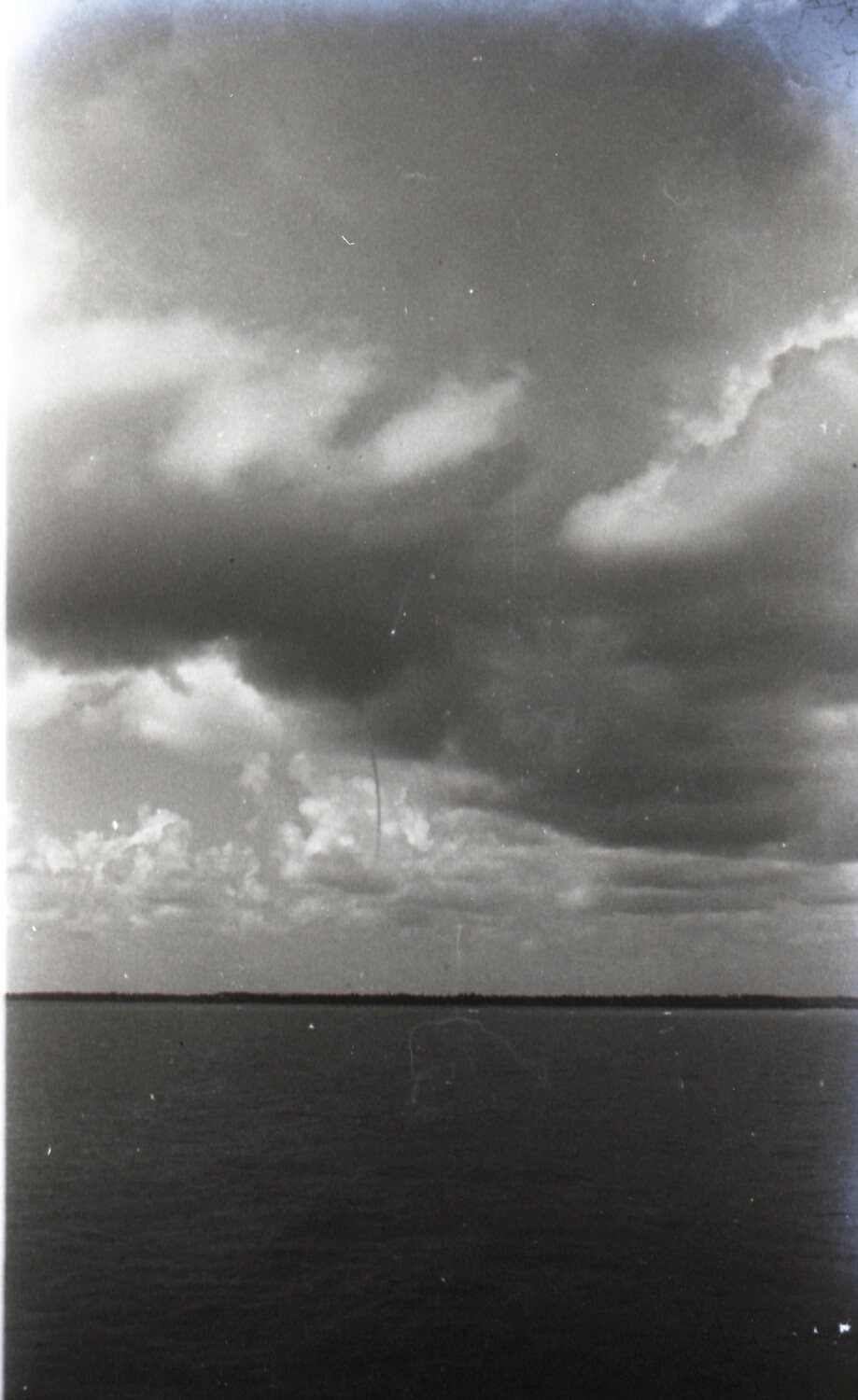 Cloudscape Over Water, China-Burma-India Theater, WWII