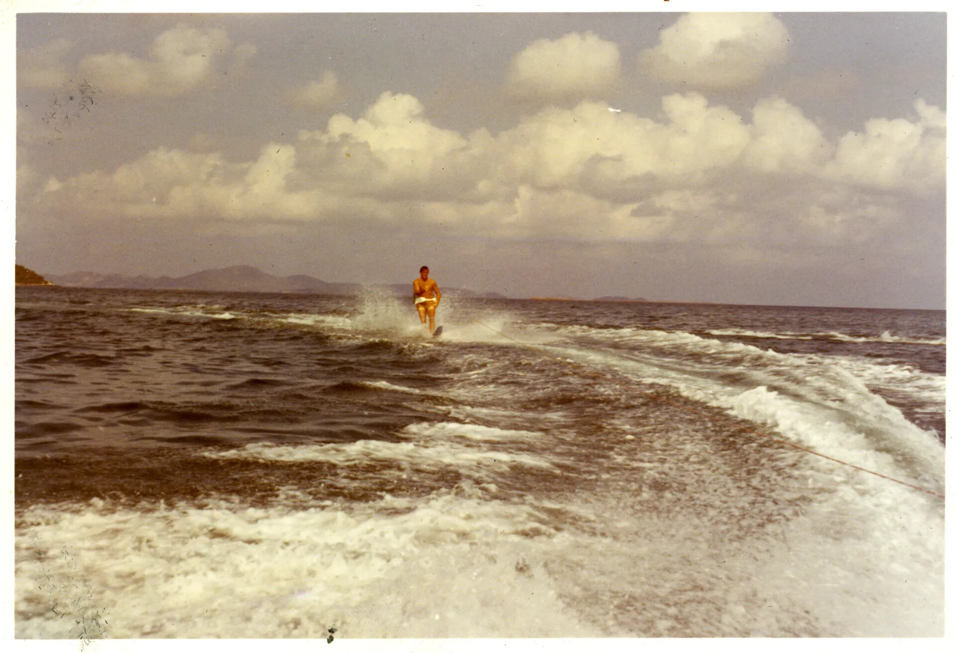 Off-Duty Water Skiing, Nakhon Phanom Area, Southeast Asia, Vietnam War Era