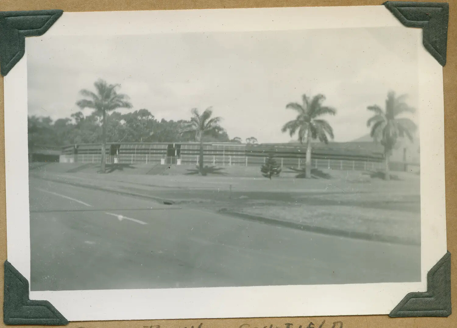 Barracks Building at Schofield Barracks, Oahu, Hawaii, WWII Era