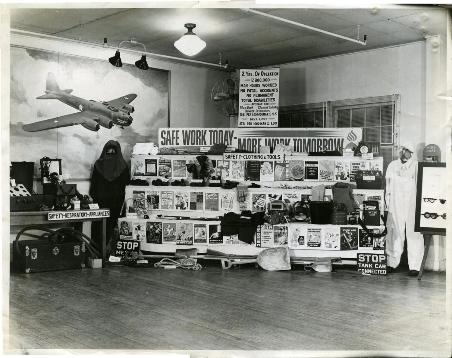 WWII-Era Industrial Safety Exhibit, Plum Brook Ordnance Works, Sandusky, Ohio