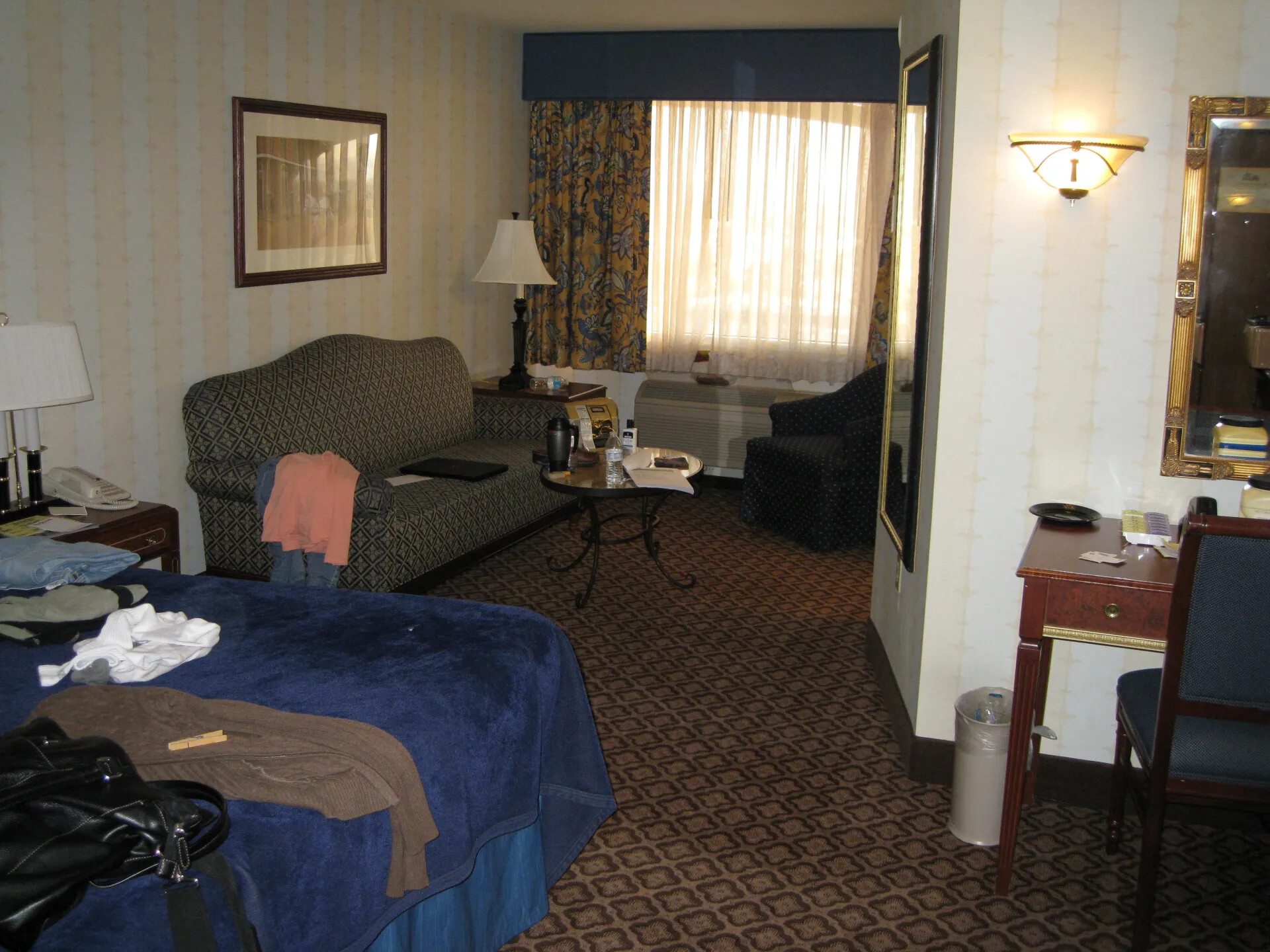 Interior of an Occupied Hotel Guest Room, Las Vegas, 2013