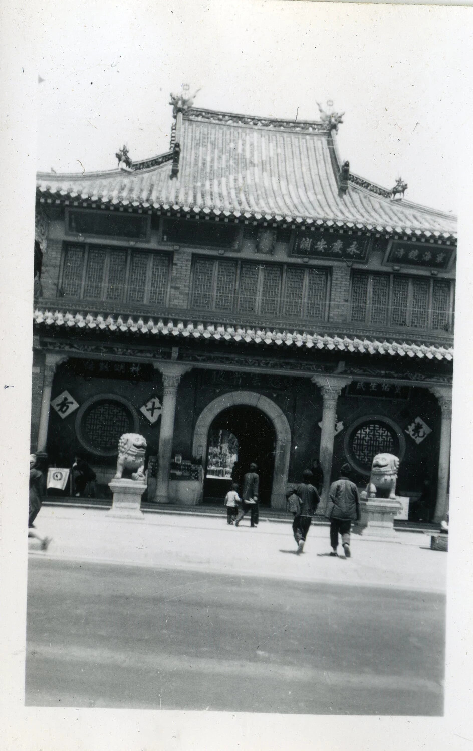 Chinese Temple Facade, Binondo District, Manila, Philippines, c.1950s