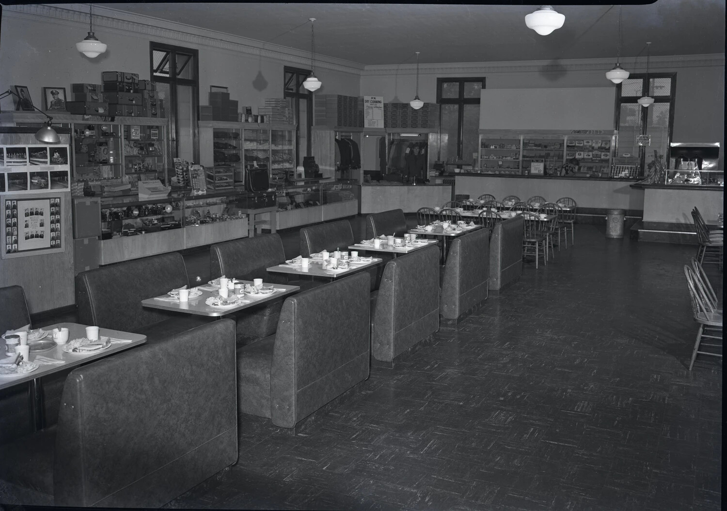 Post Exchange Snack Bar and Retail Counter, National Guard Installation
