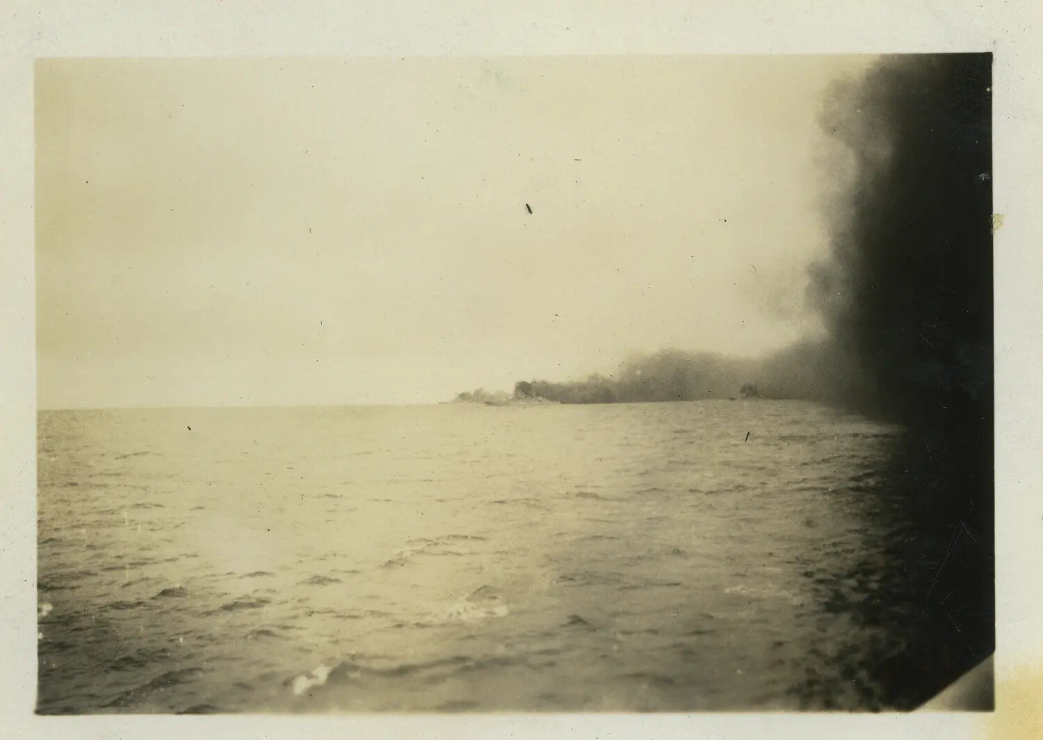 Coastline View from USS Maryland, 1930s Photo Album