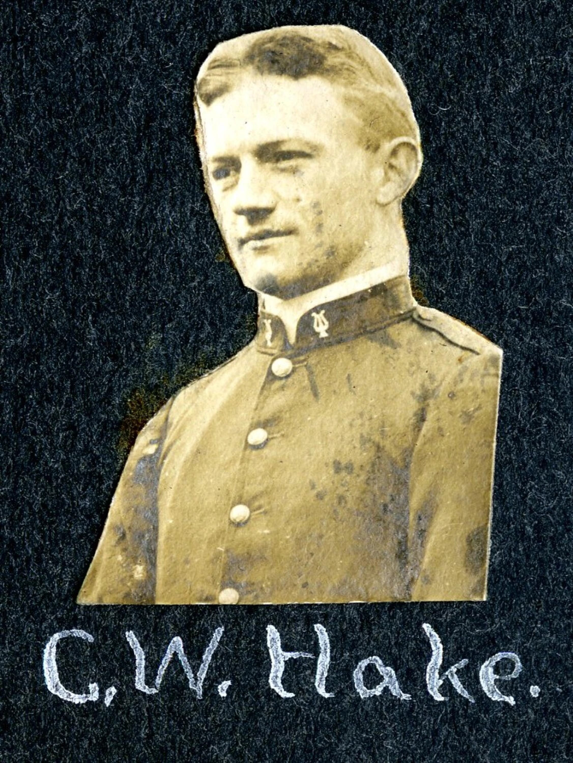 Portrait of Musician C.W. Hake, USS Columbia's Band