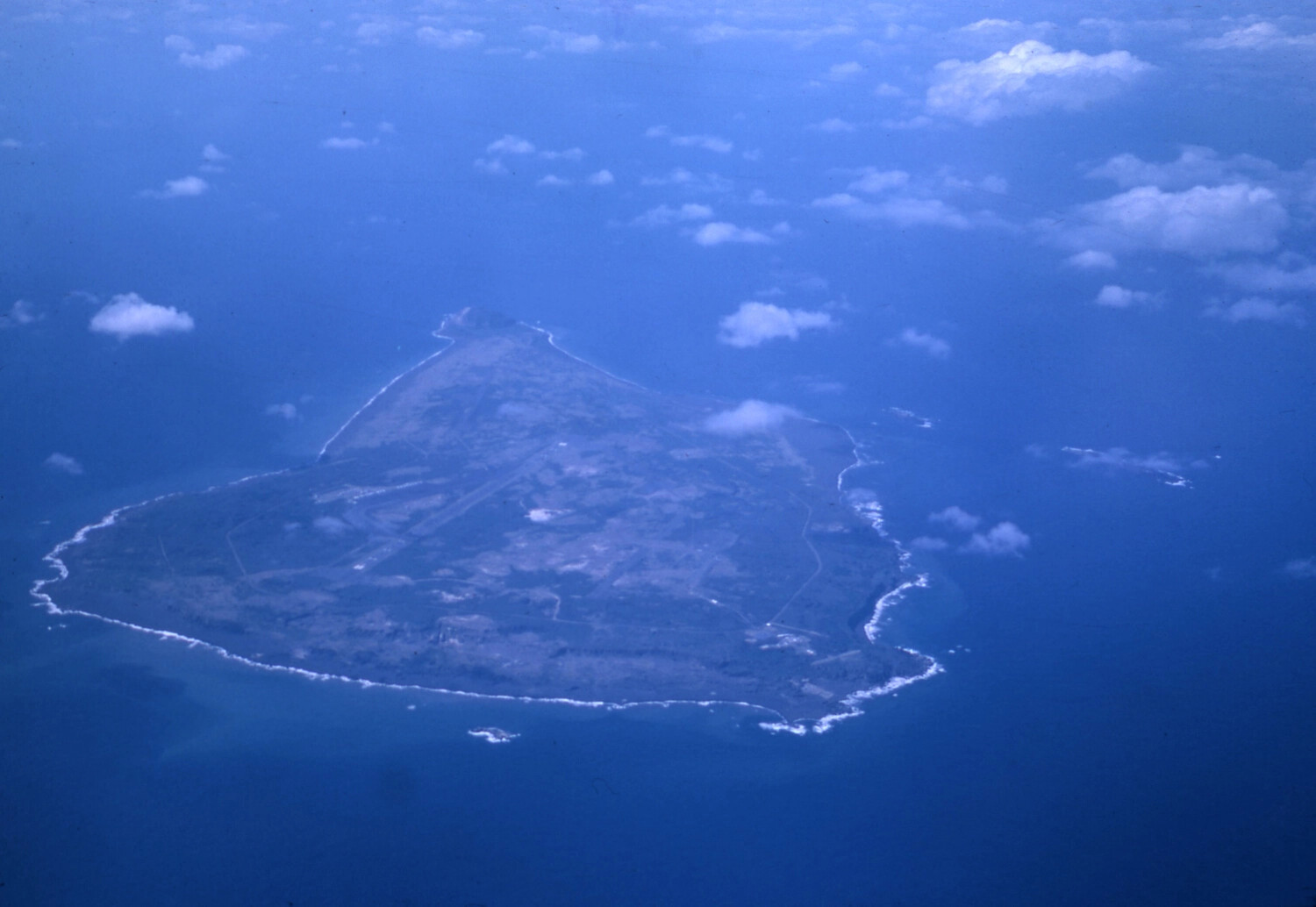 Aerial View of Island, Southeast Asia — Vietnam War Era Jet Refueling Collection