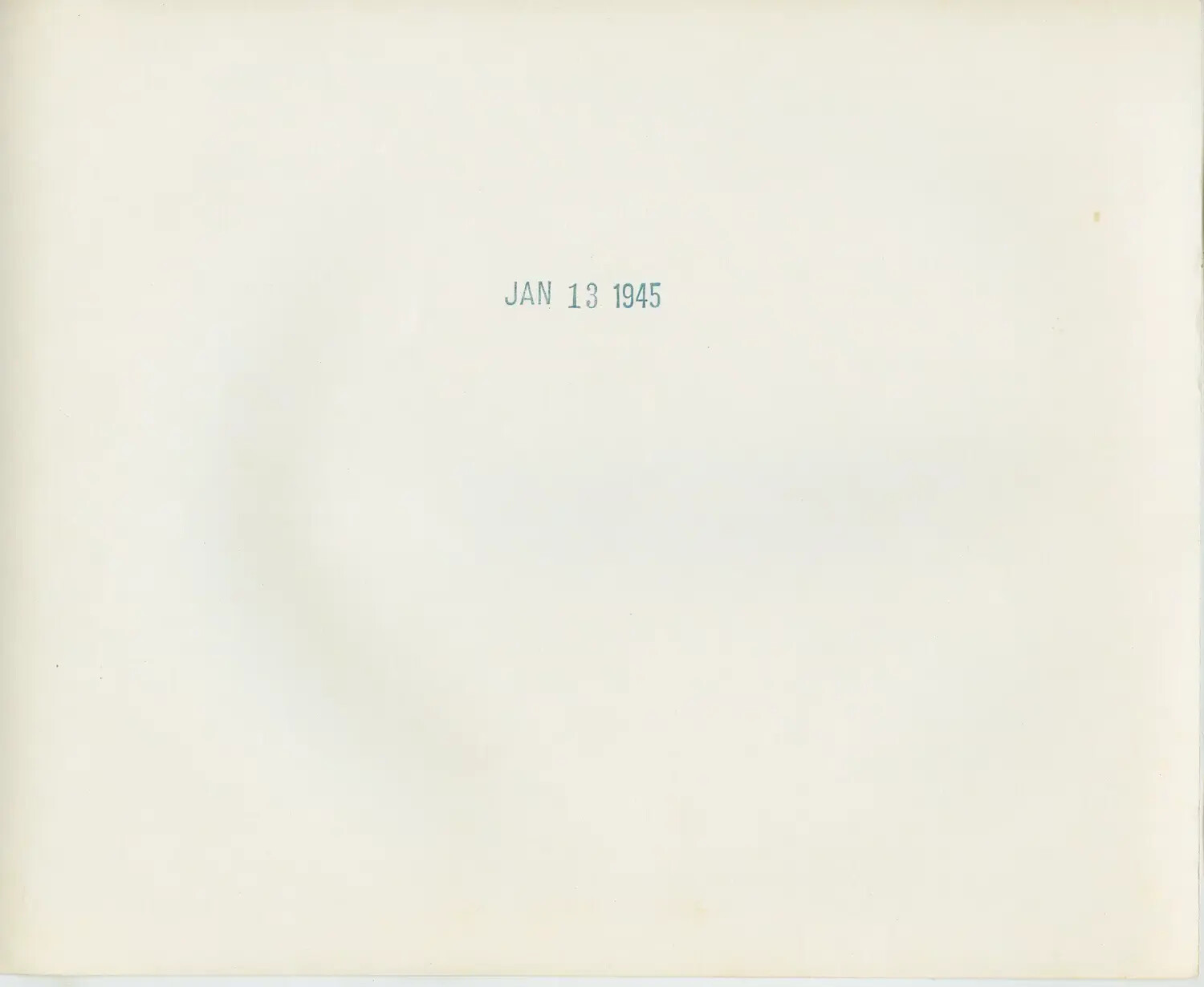 Photo Verso with 'JAN 13 1945' Date Stamp - USS Petrof Bay (CVE-80) Collection