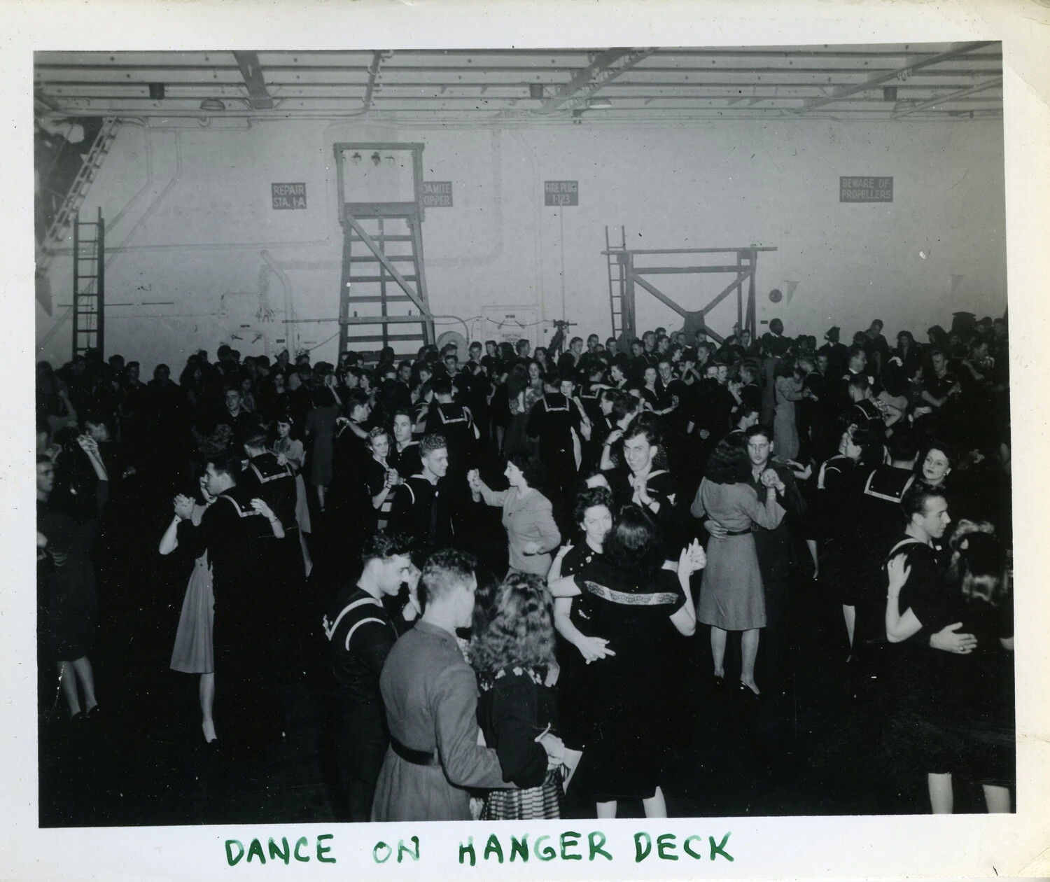 Dance on the Hangar Deck, USS Franklin D. Roosevelt (CVB-42)