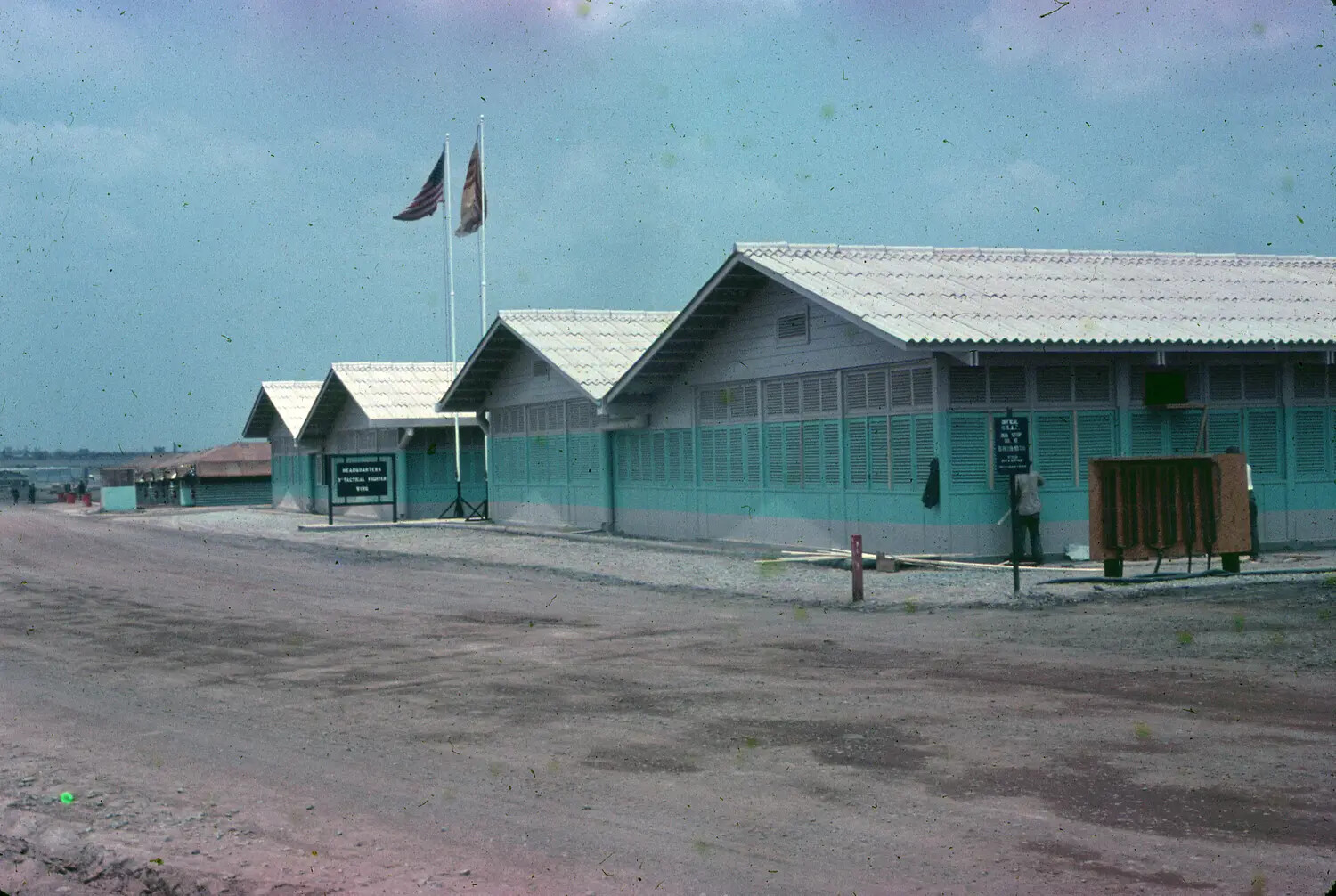 Headquarters Building, 3rd Tactical Fighter Wing, South Vietnam, 1965