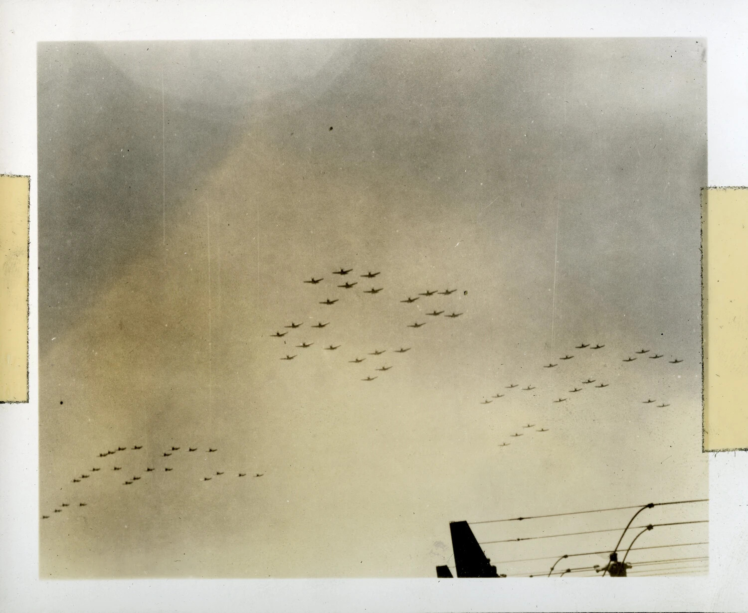 Massed Carrier Air Group Formation Flight, USS Franklin D. Roosevelt (CVB-42) Era