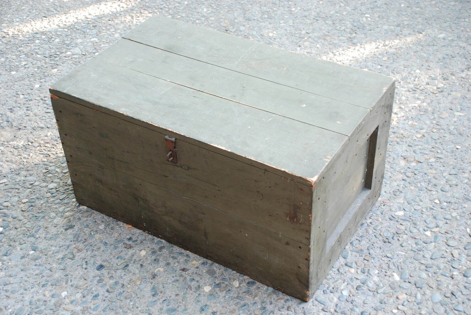 WWII-Era Military Footlocker/Storage Trunk - KOTEC China-Burma-India Collection