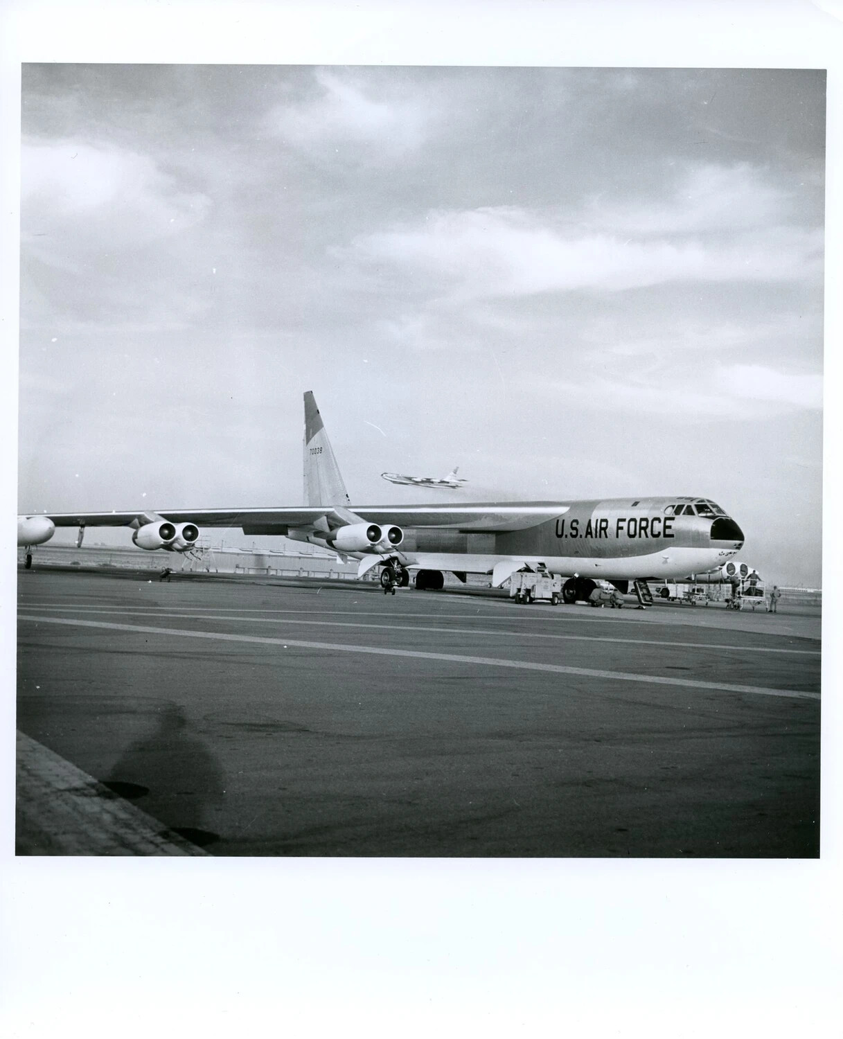 Boeing B-52 Stratofortress on Flight Line Ramp, U.S. Air Force