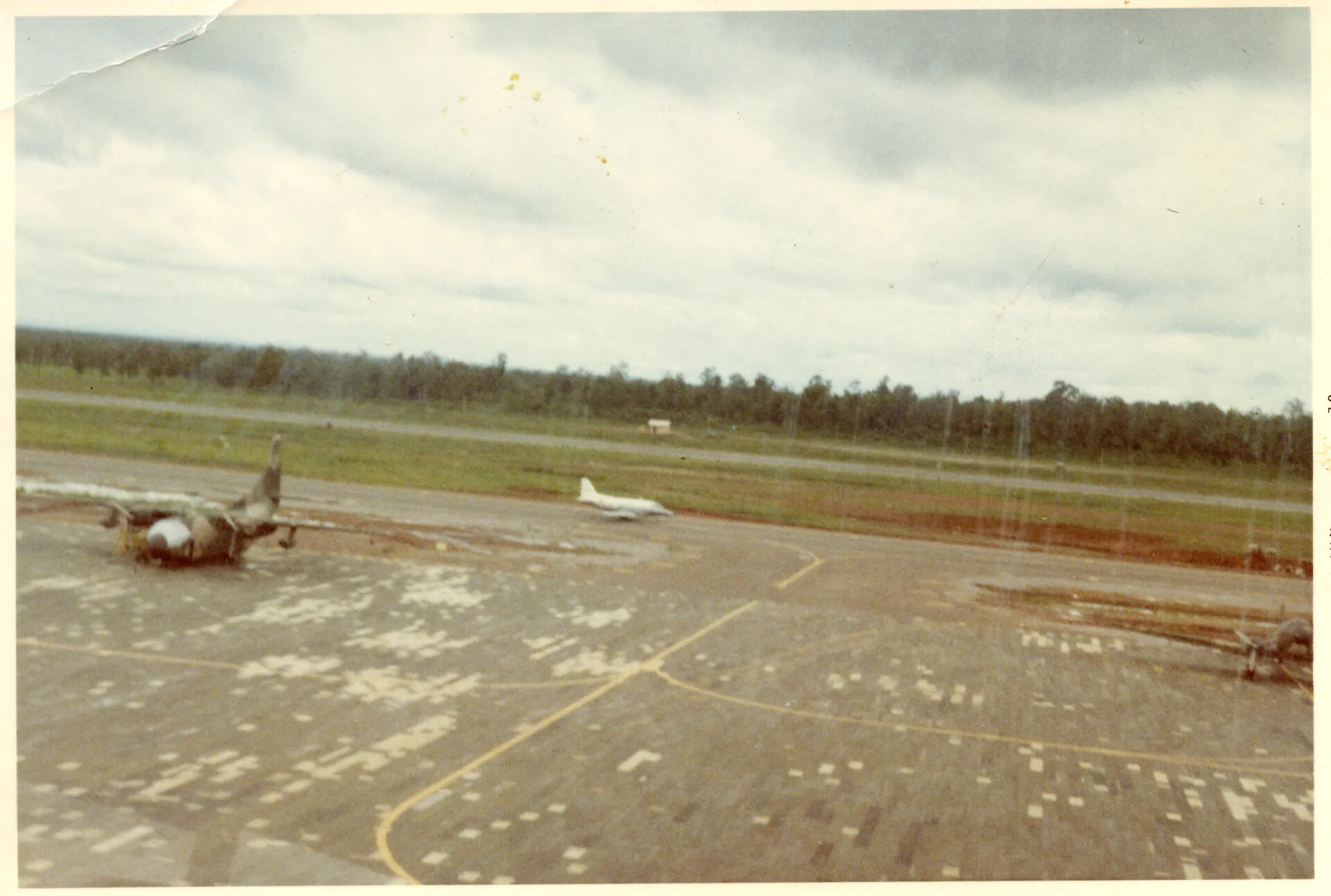 NKP Flight Line Ramp View from Control Tower, Vietnam War Era