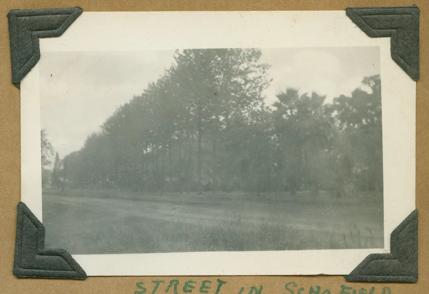 Street in Schofield Barracks, Oahu, Hawaii, World War II Era