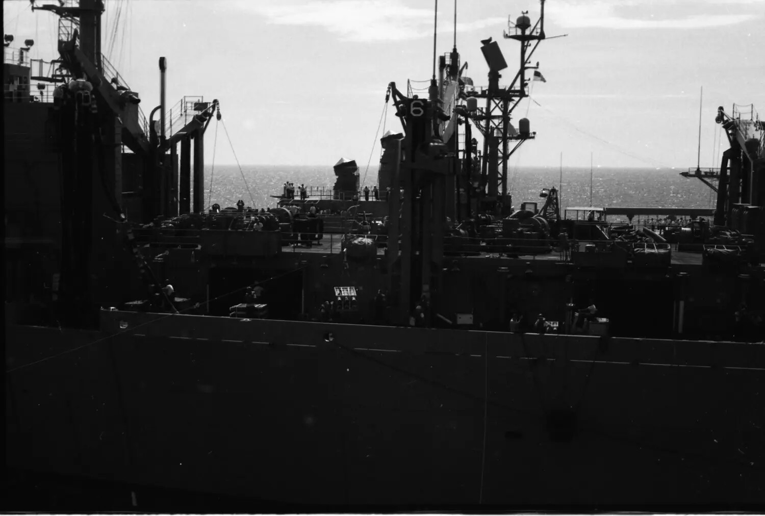 Underway Replenishment Operation, USS Ticonderoga Task Group, Vietnam War Era