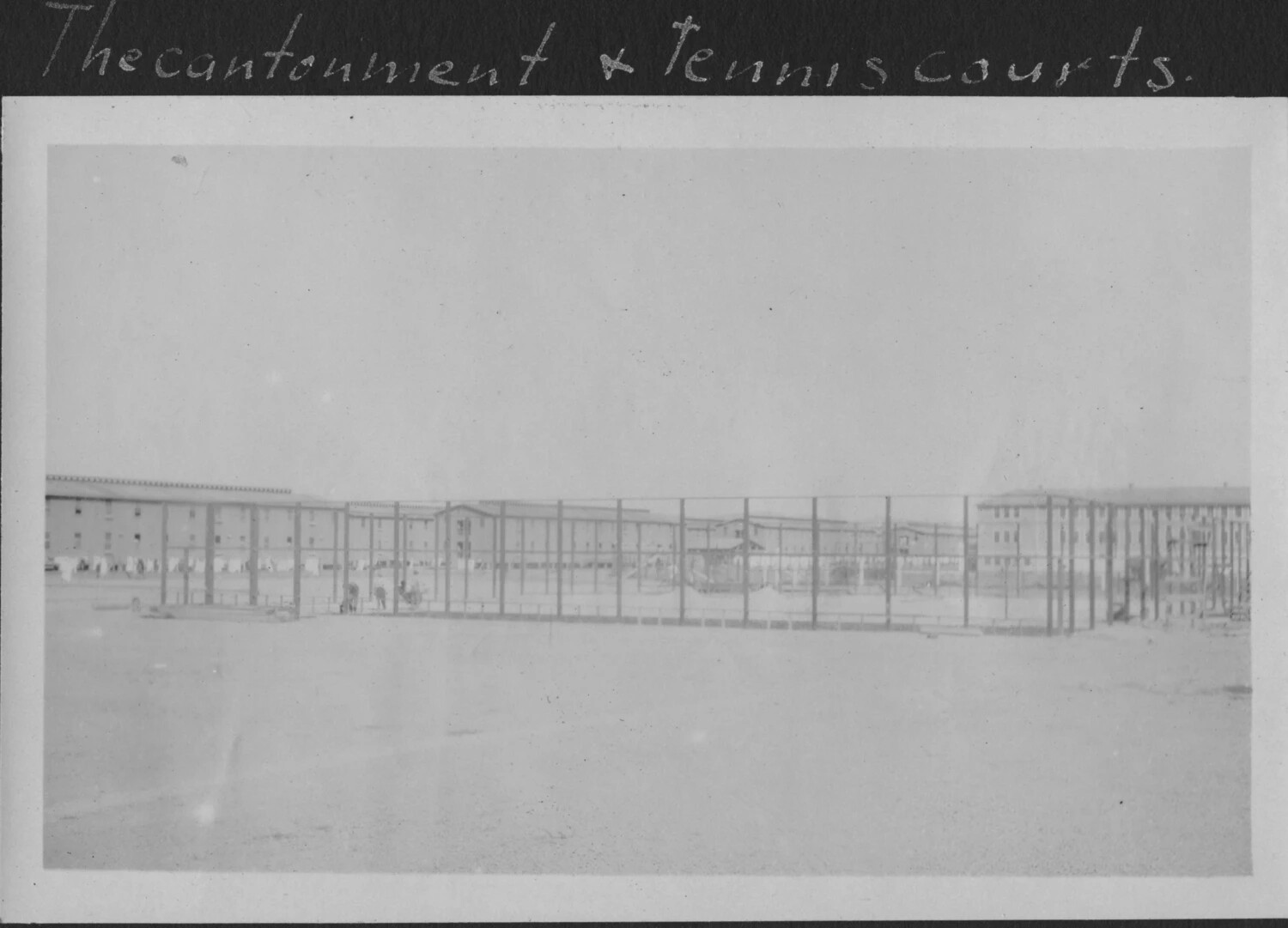 The Cantonment and Tennis Courts, Mare Island Naval Shipyard, 1917